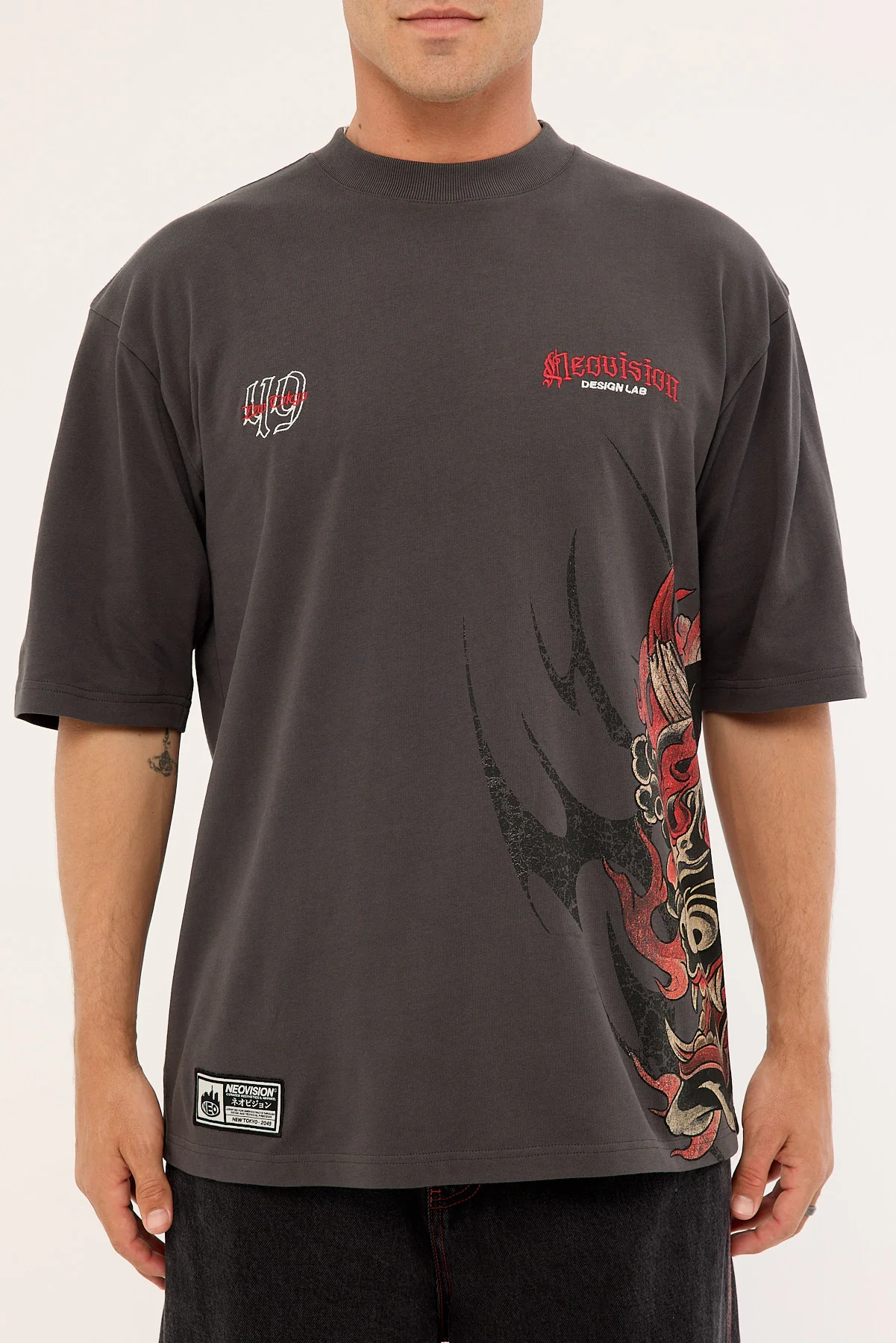 Neovision Kyou Street Super Heavy Tee Asphalt - Image 8