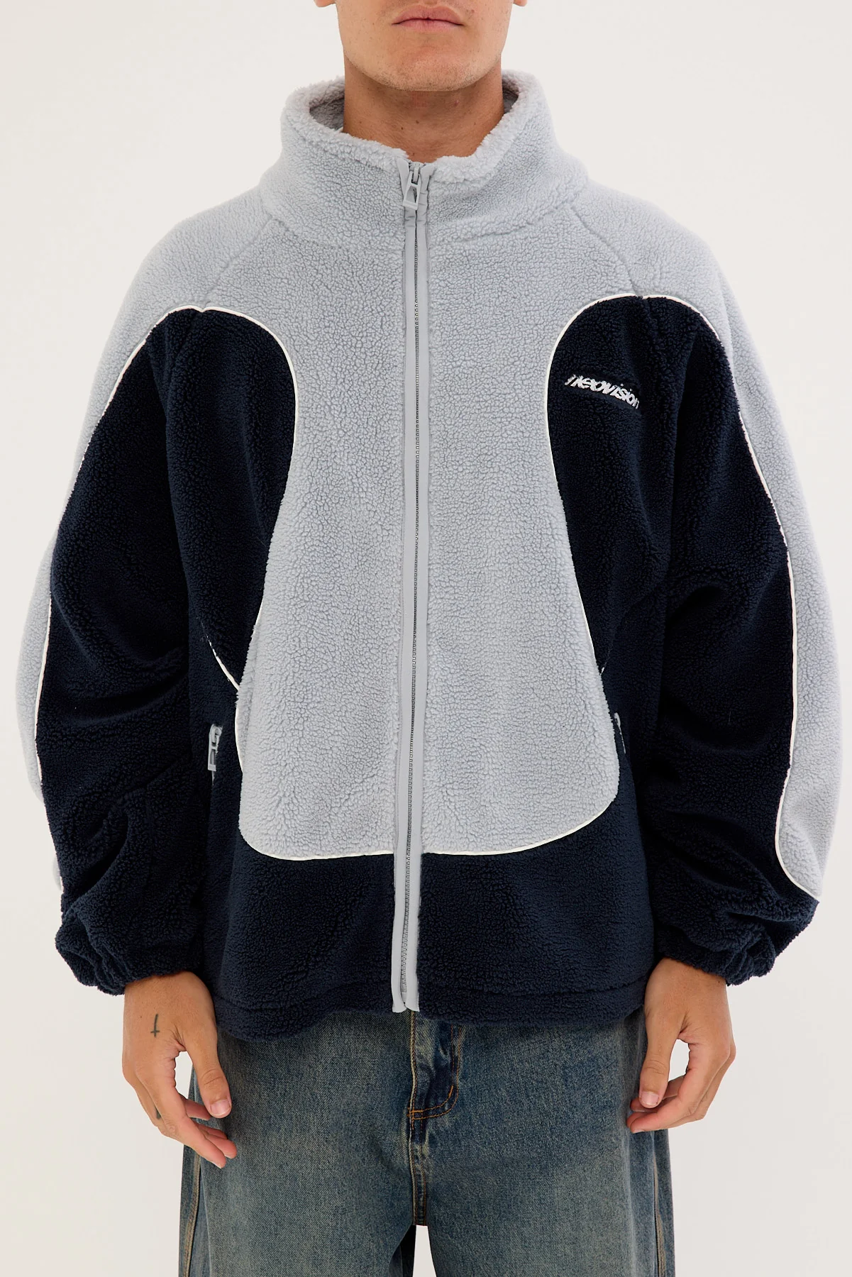 Neovision Lunar Sherpa Jacket Navy/Grey - Image 9