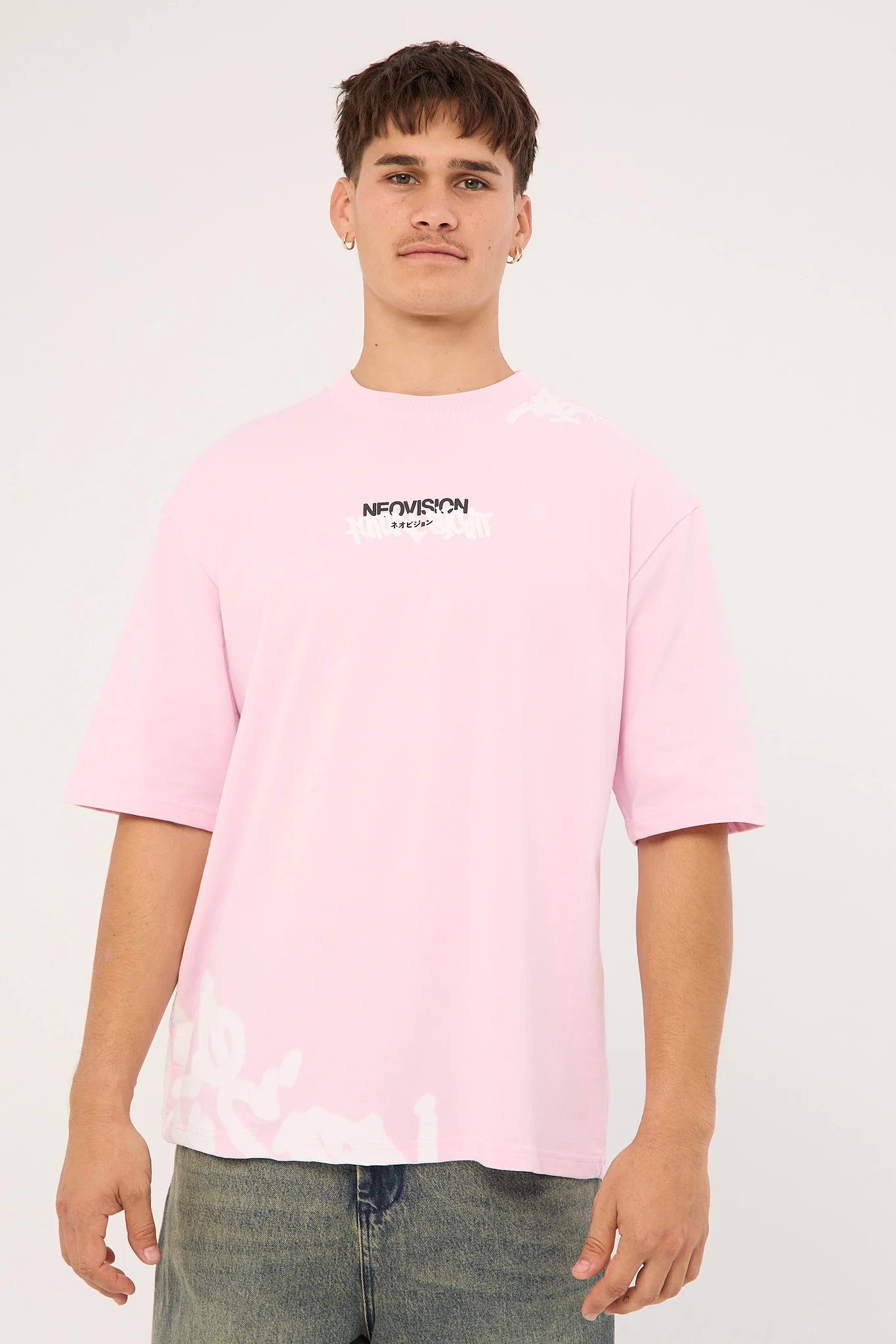 Neovision Misfit Street Super Heavy Tee Candy Pink - Image 2