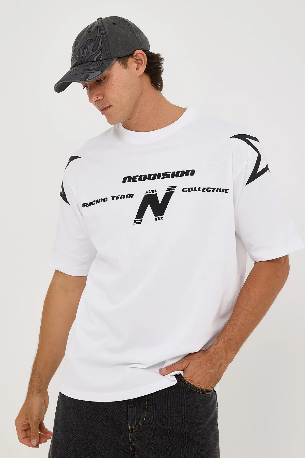 Neovision Modulate Oversize Super Heavy Tee White - Image 2