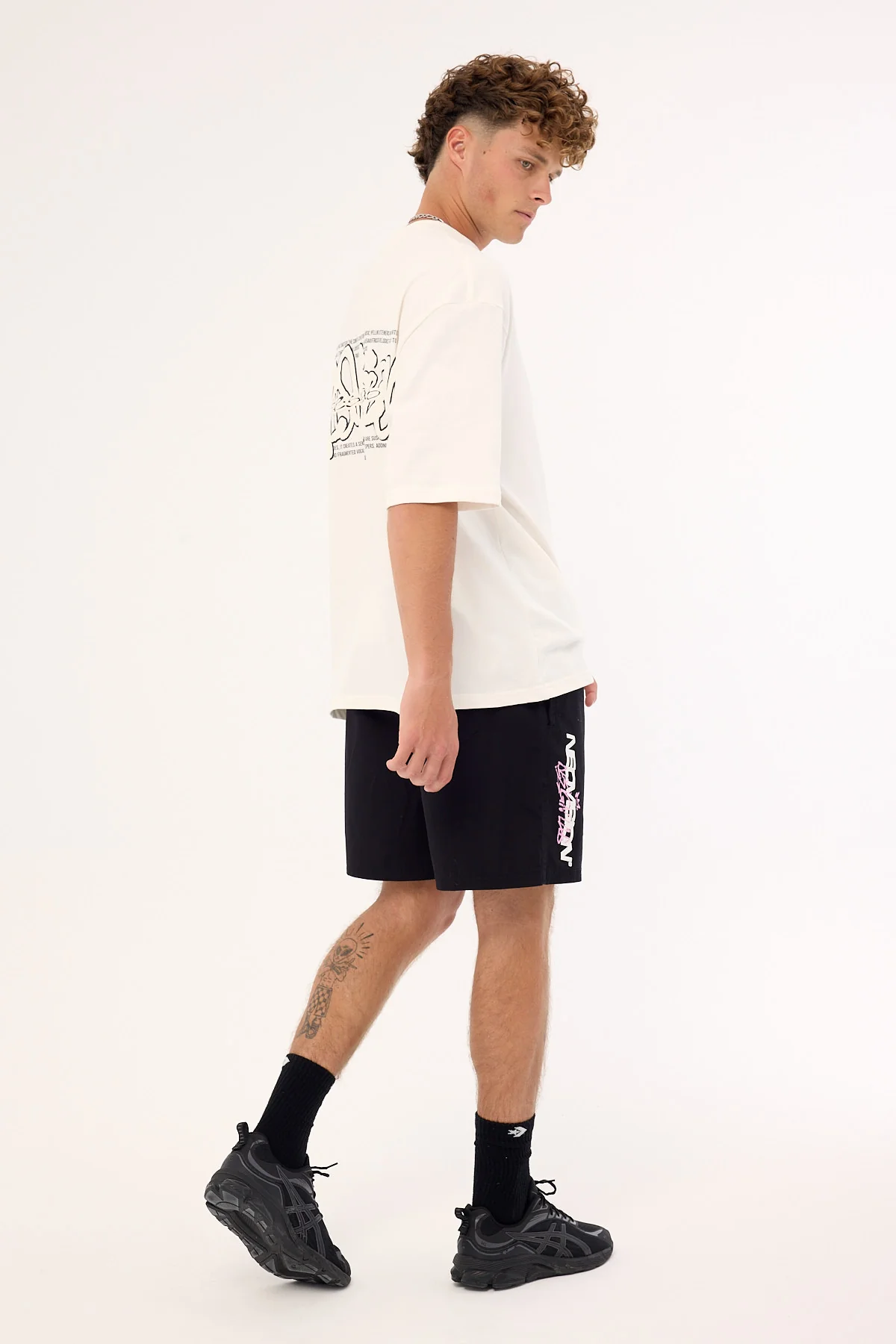 Neovision Mural Elastic Waist Short Black - Image 5