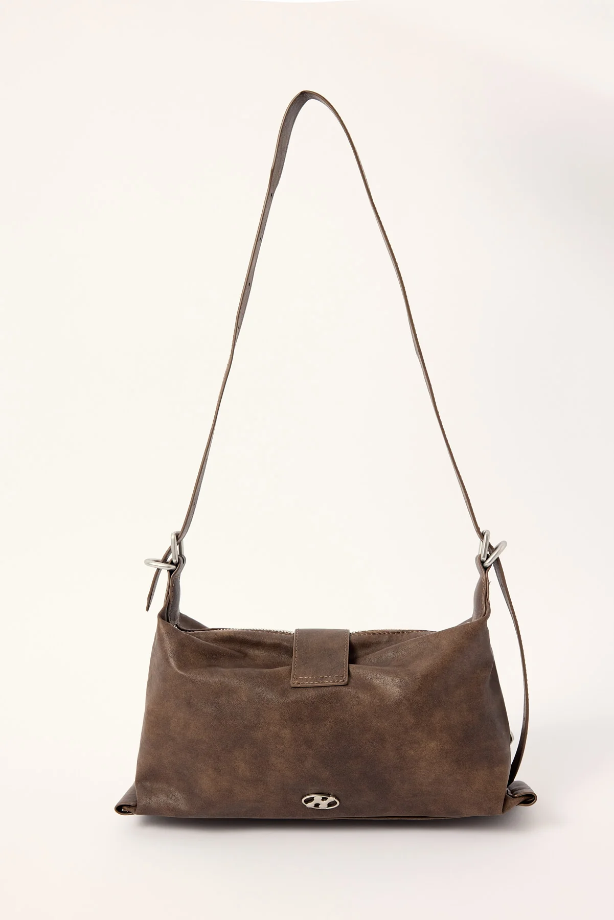 Neovision Nebulous Buckle Slouch Bag Washed Brown - Image 3