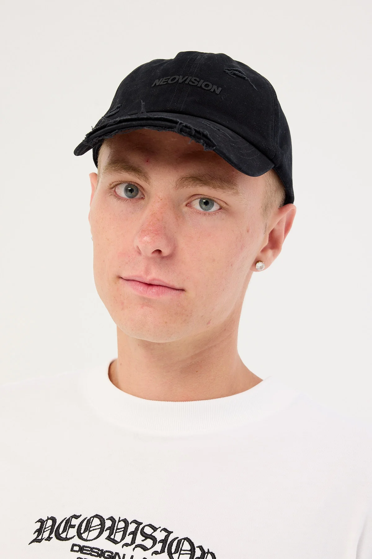 Neovision Nova Base Distressed Dad Cap Washed Black - Image 5