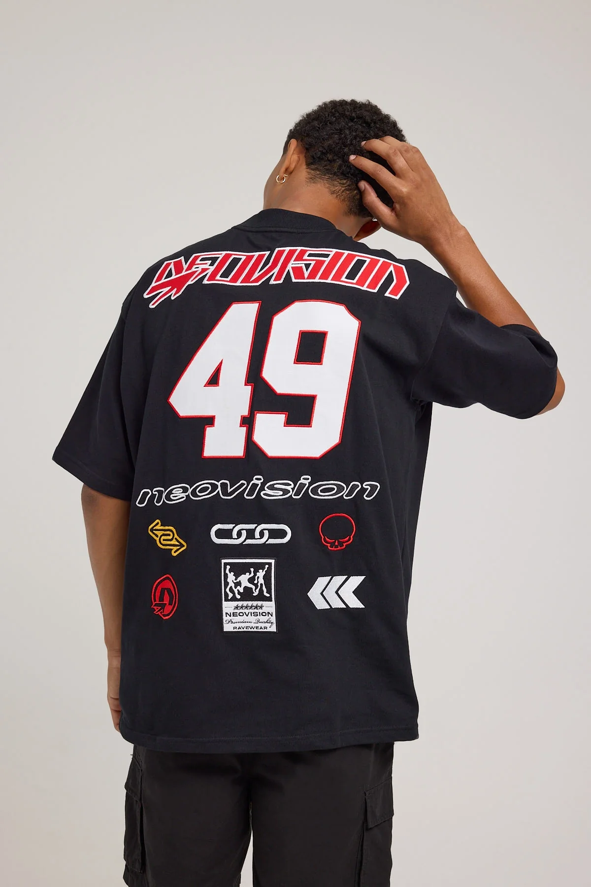 Neovision Precision Oversize Super Heavy Tee Black - Image 8