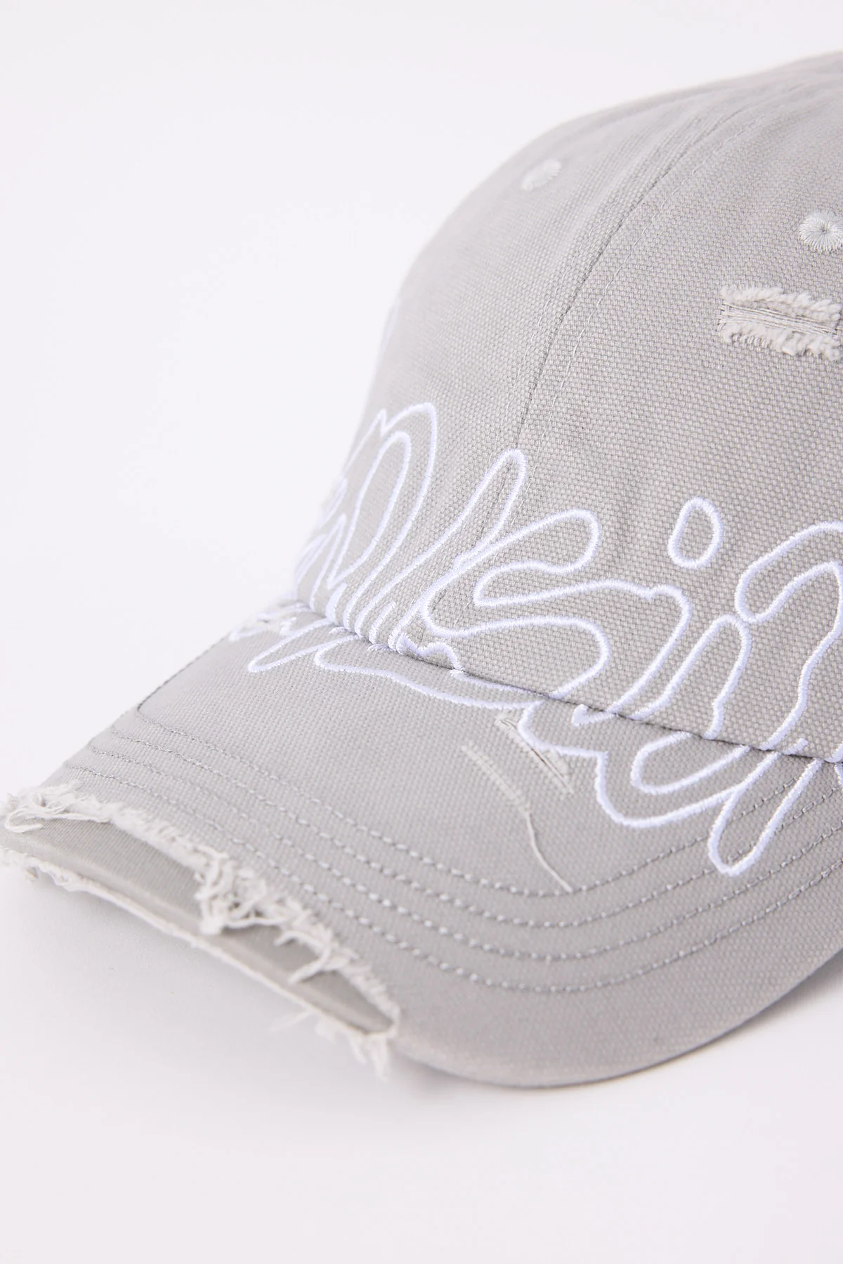 Neovision Radical Distressed Dad Cap Space Grey - Image 3