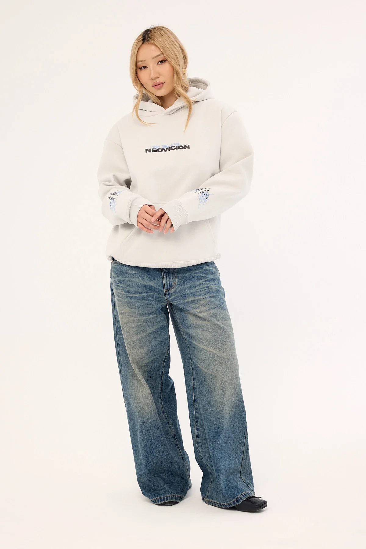 Neovision Ritual Relaxed Hoodie Grey - Image 2