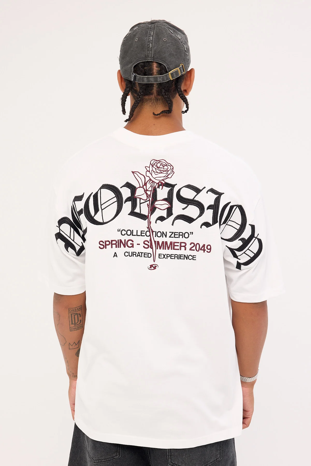 Neovision Rosebud Oversize Super Heavy Tee White - Image 7