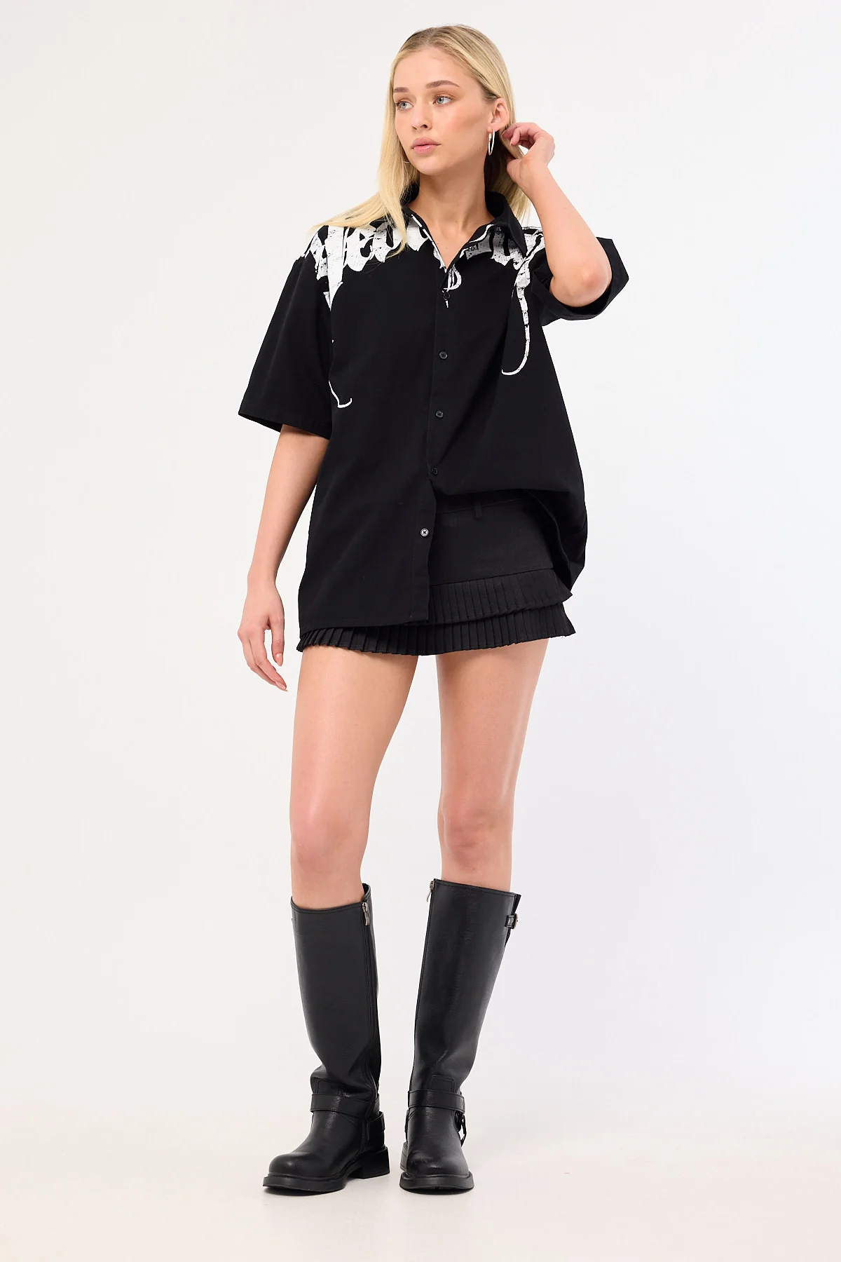 Neovision Sanctum Oversize Shirt Black - Image 4