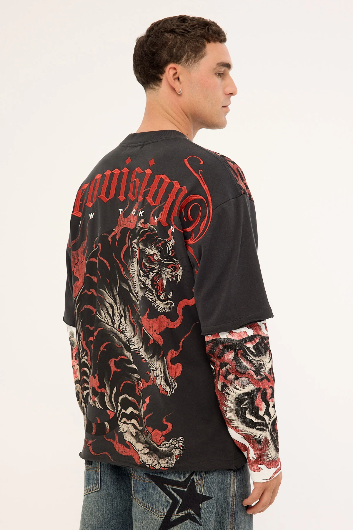 Neovision Savage Layered Long Sleeve Tee Night Black - Image 6