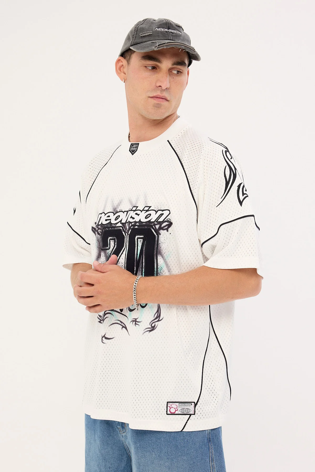 Neovision Scrawl Jersey White - Image 5