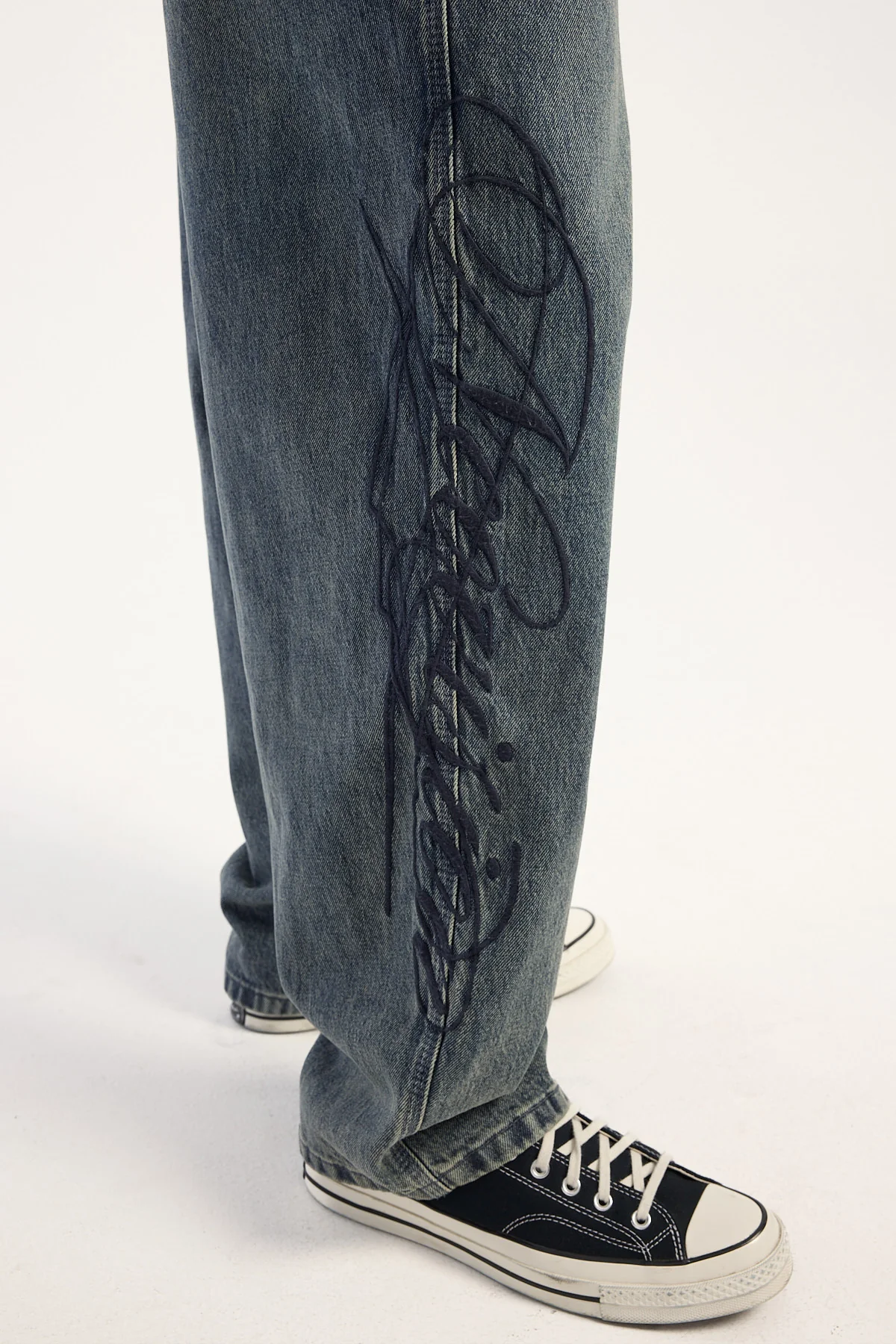Neovision Scripture Titan Baggy Jean Ruins Blue - Image 6