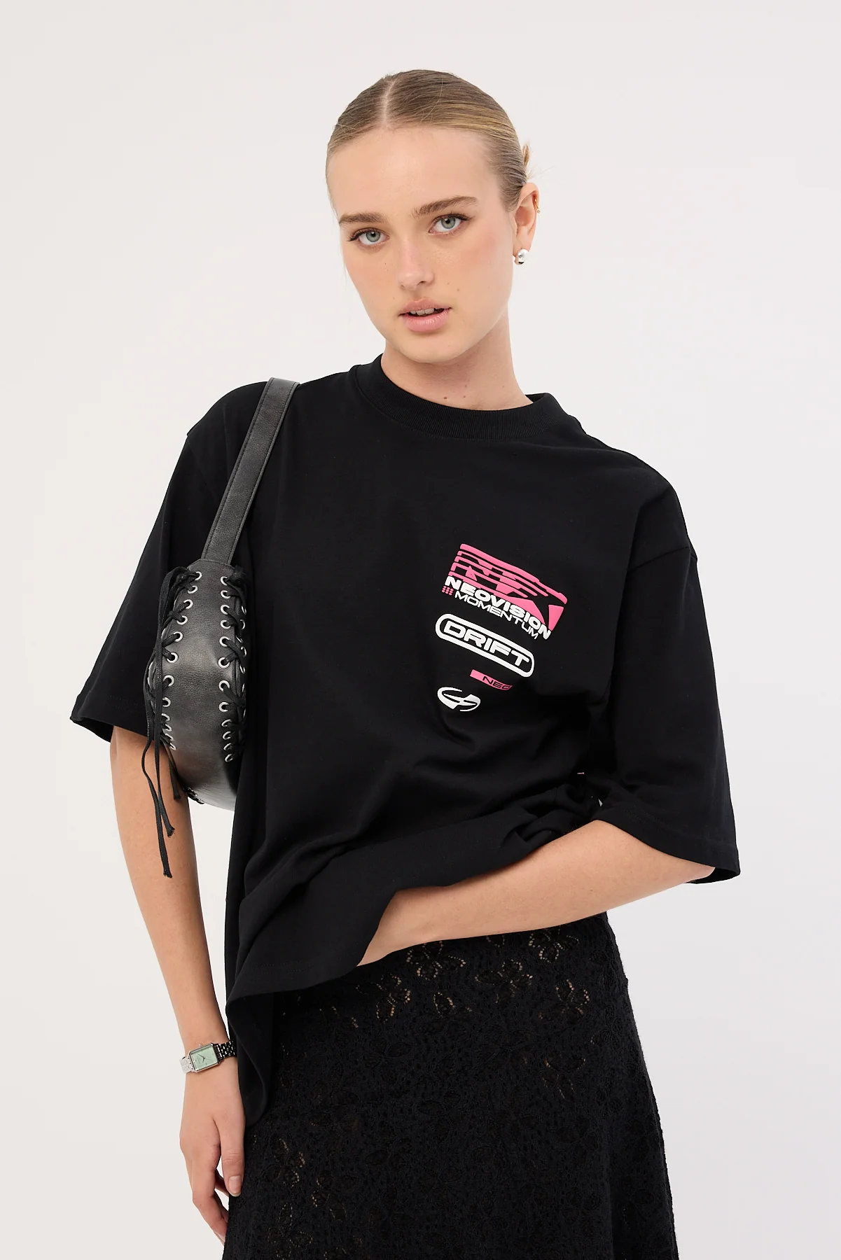 Neovision Slipstream Street Super Heavy Tee Black - Image 6
