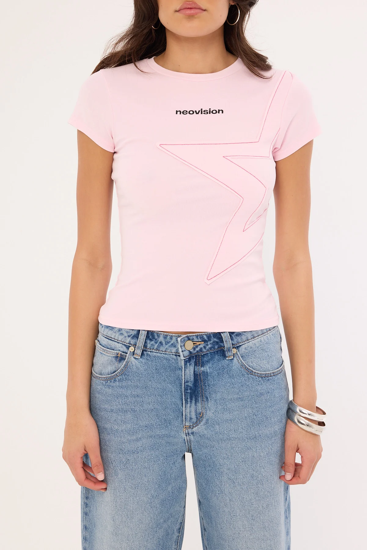 Neovision Spire Baby Tee Pink - Image 6