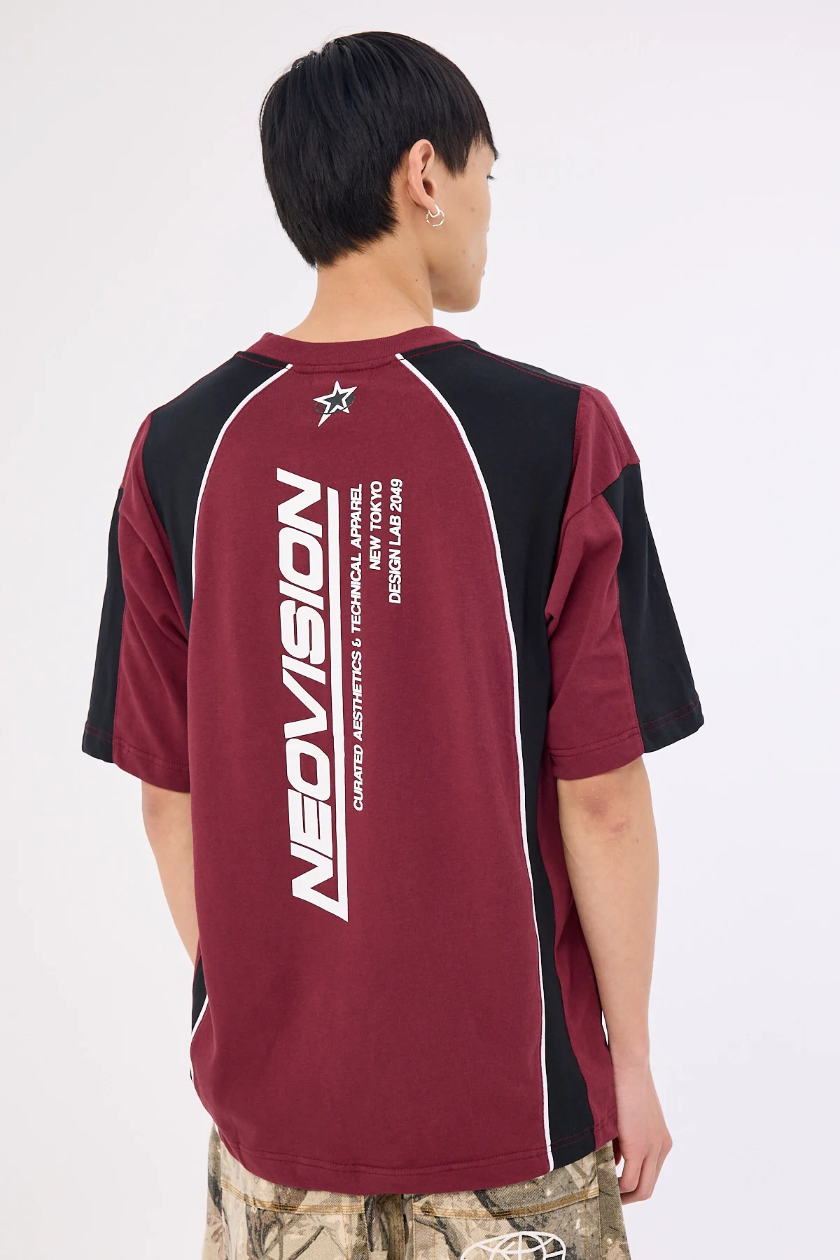 Neovision Stratum Oversize Super Heavy Tee Merlot - Image 7
