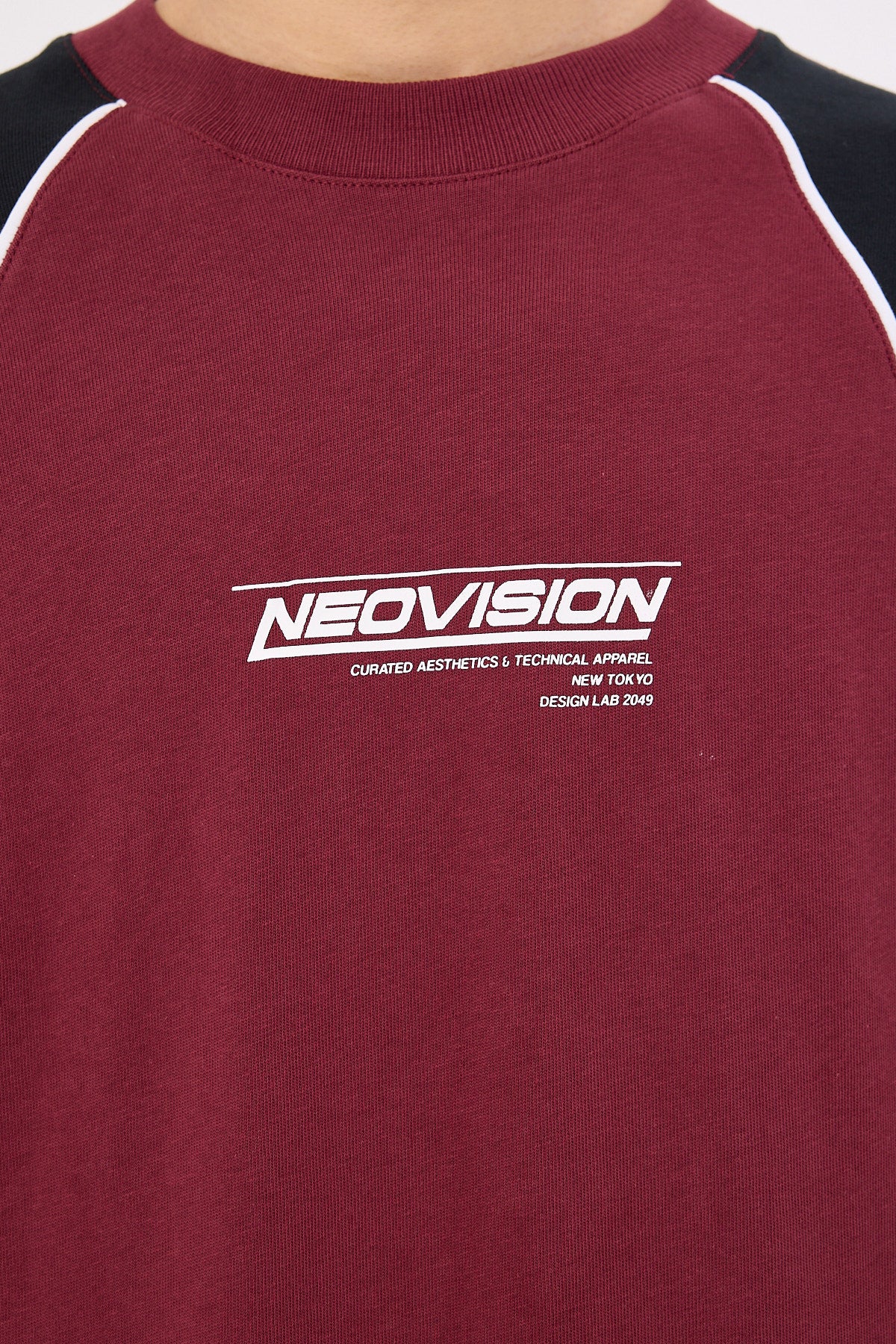 Neovision Stratum Oversize Super Heavy Tee Merlot - Image 9