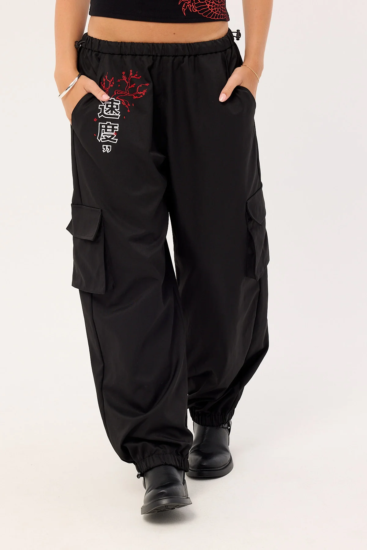 Neovision Sumi Dragon Cargo Pant Black - Image 3