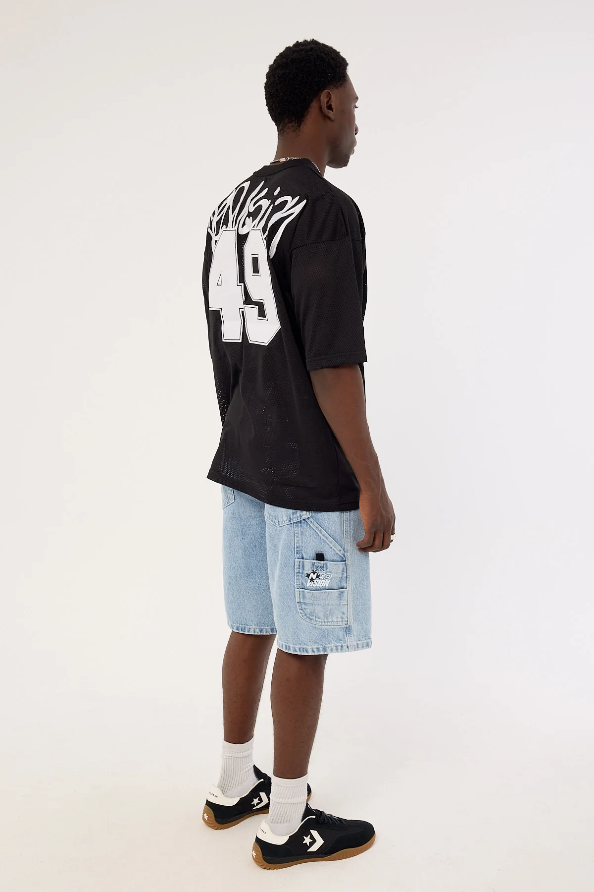 Neovision Tempest Nexa Baggy Jort Ash Blue - Image 6