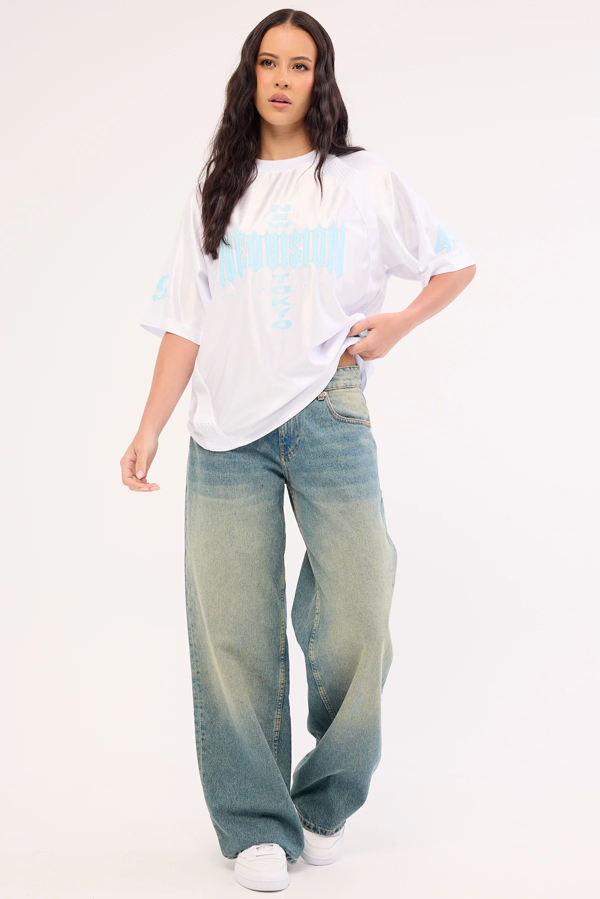 Neovision Terminal V Neck Jersey White - Image 2
