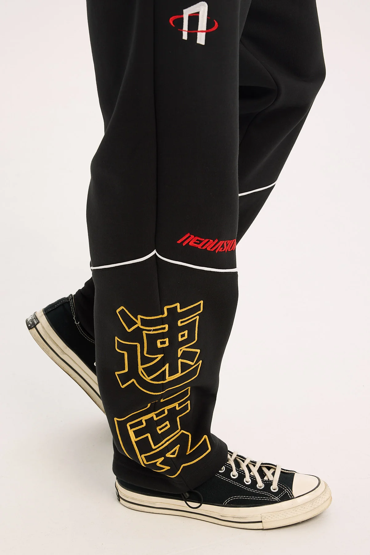 Neovision Throttle Elastic Cuff Sweat Pant Black - Image 7