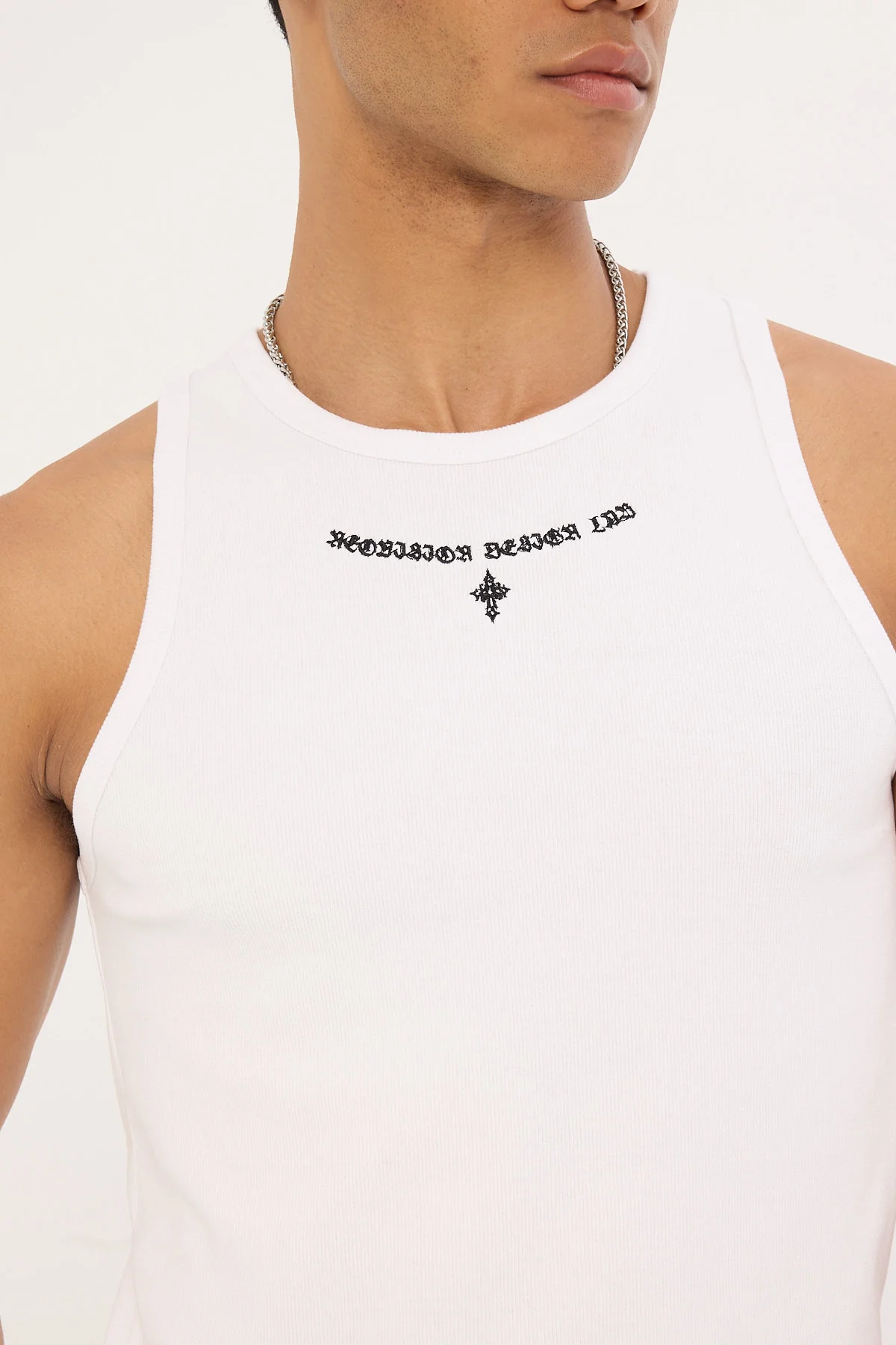 Neovision Tomb Restricted Singlet Tank White - Image 3