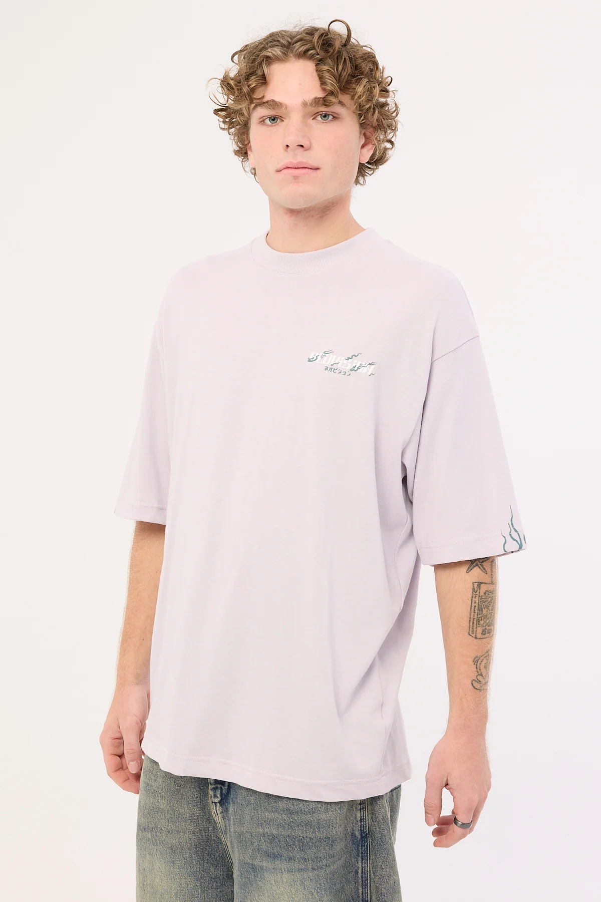 Neovision Tora Oversize Super Heavy Tee Lavender - Image 5