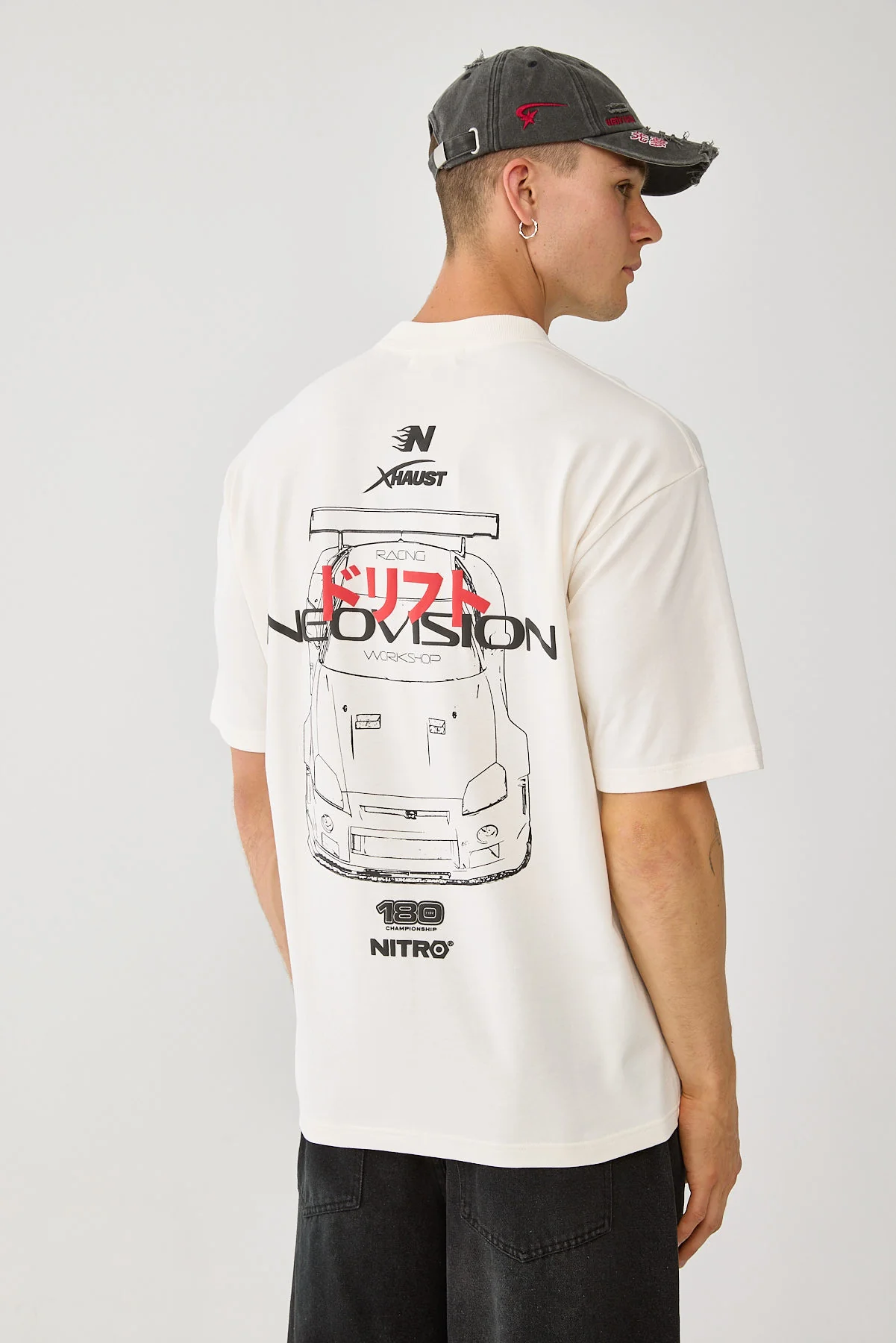 Neovision Tuner Oversize Super Heavy Tee Off White - Image 9