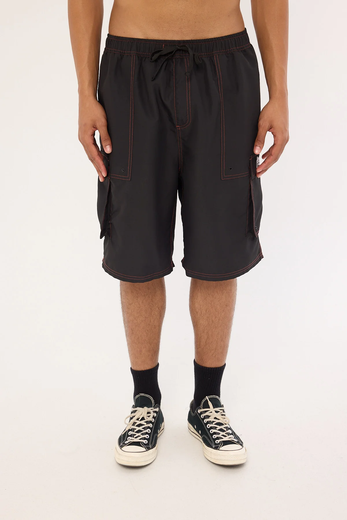 Neovision Tusk Elastic Waist Cargo Boardshort Black - Image 12
