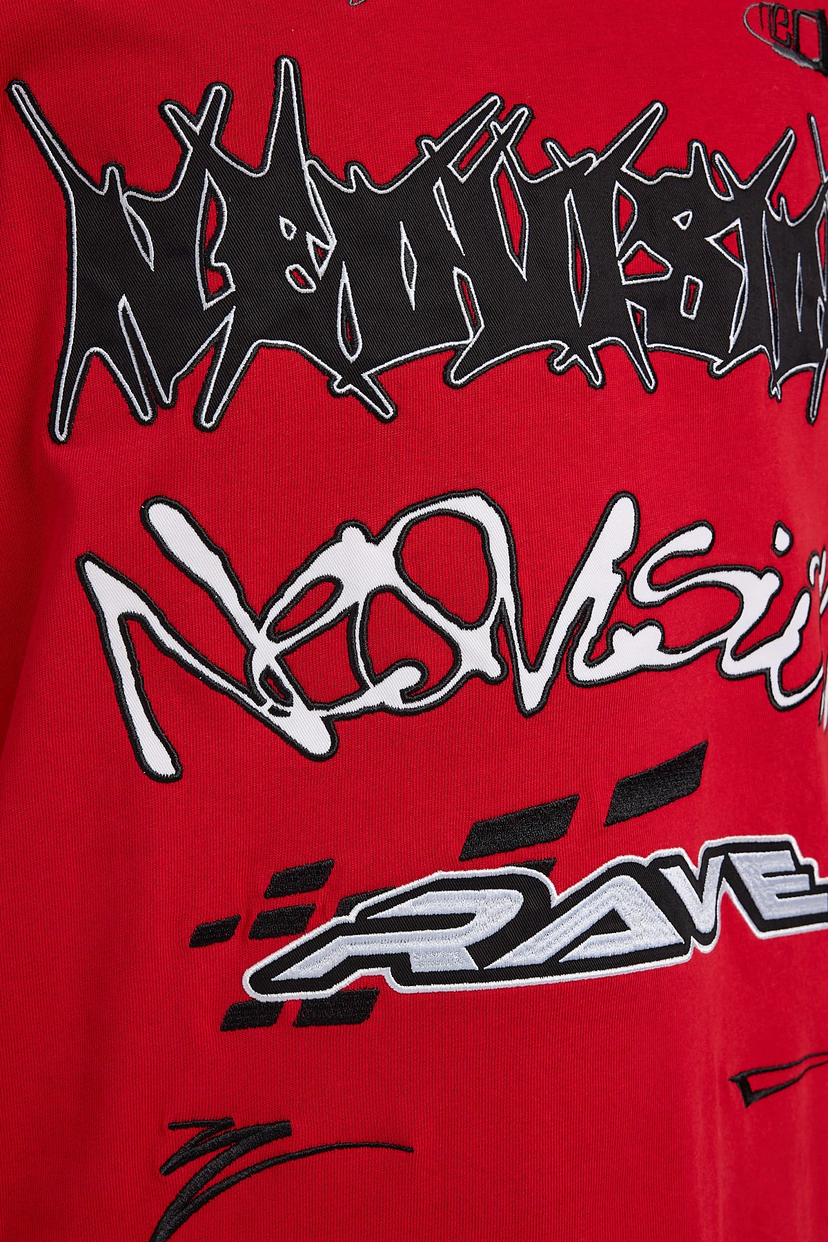 Neovision Unlimited Street Super Heavy Tee Red - Image 8