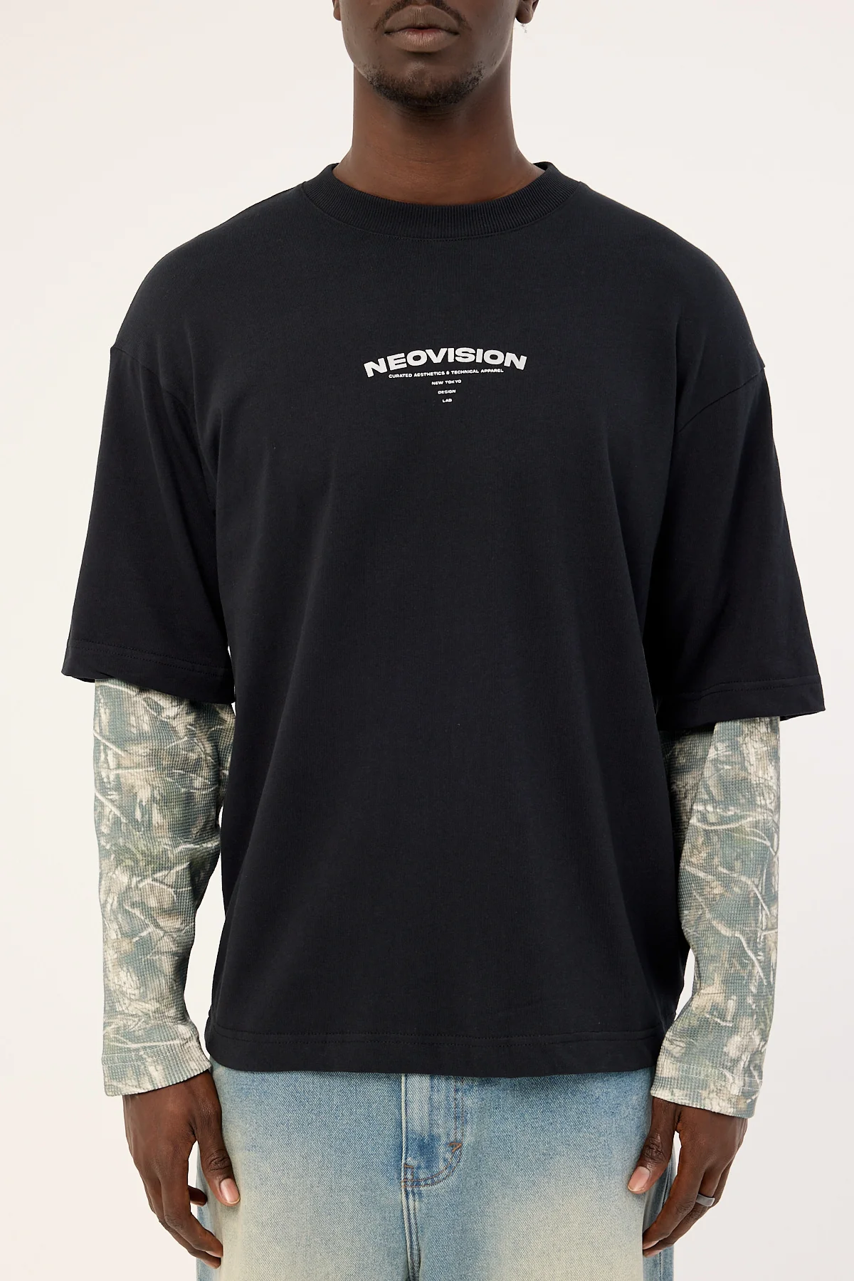 Neovision Warfare Layered Long Sleeve Tee Black/Camo - Image 6