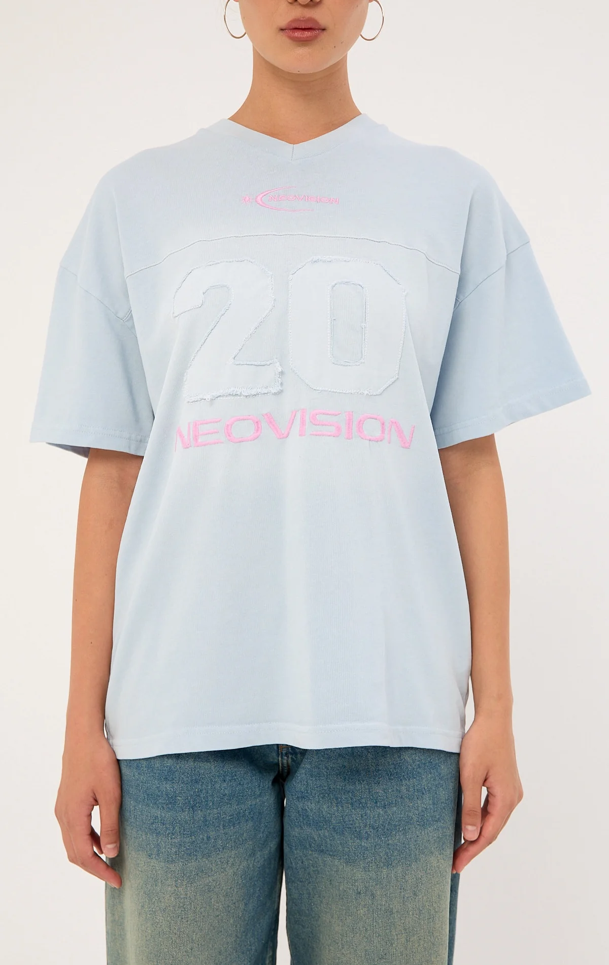 Neovision Xira Relaxed T-Shirt Blue - Image 8