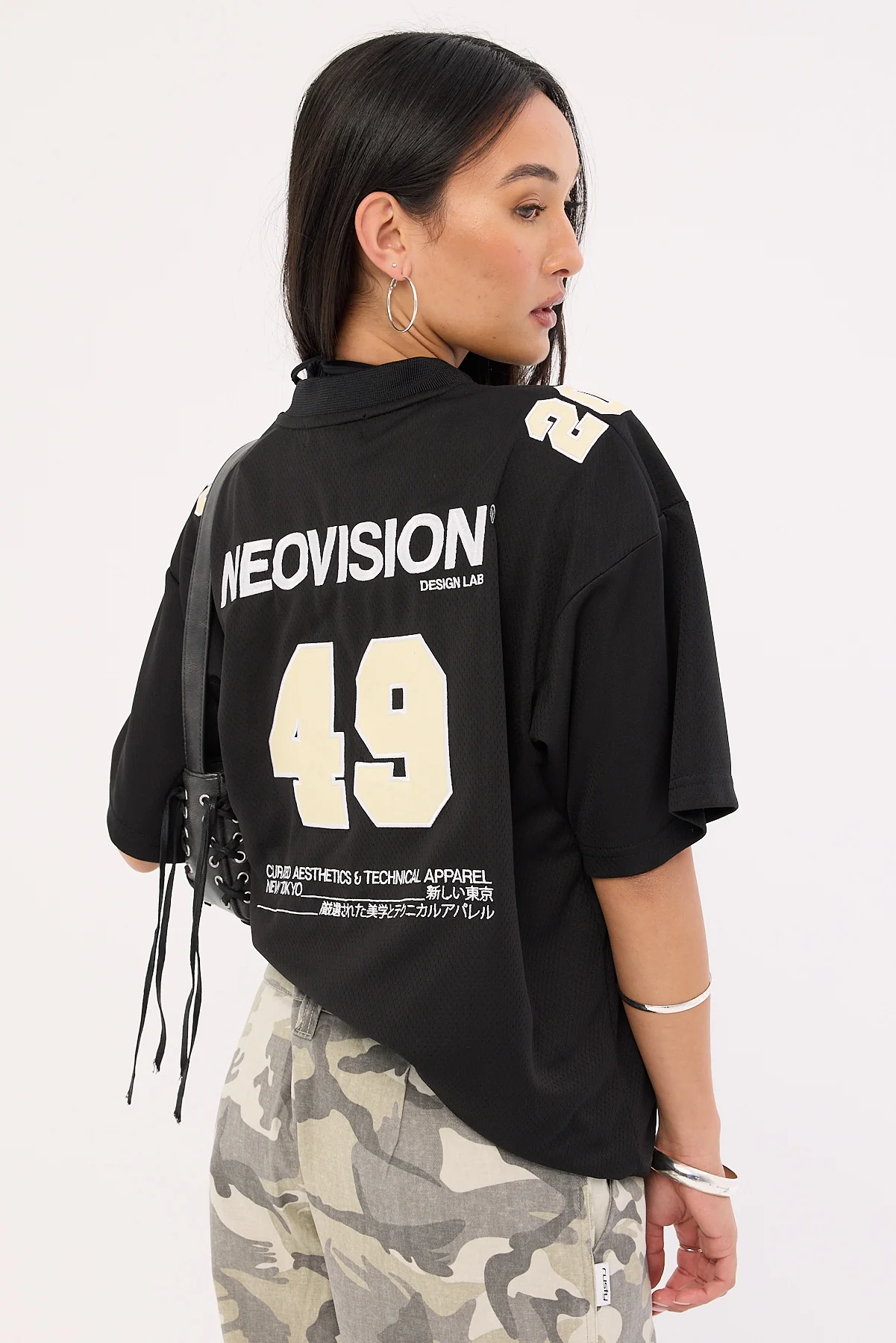 Neovision Zenon V Neck Jersey Black - Image 2
