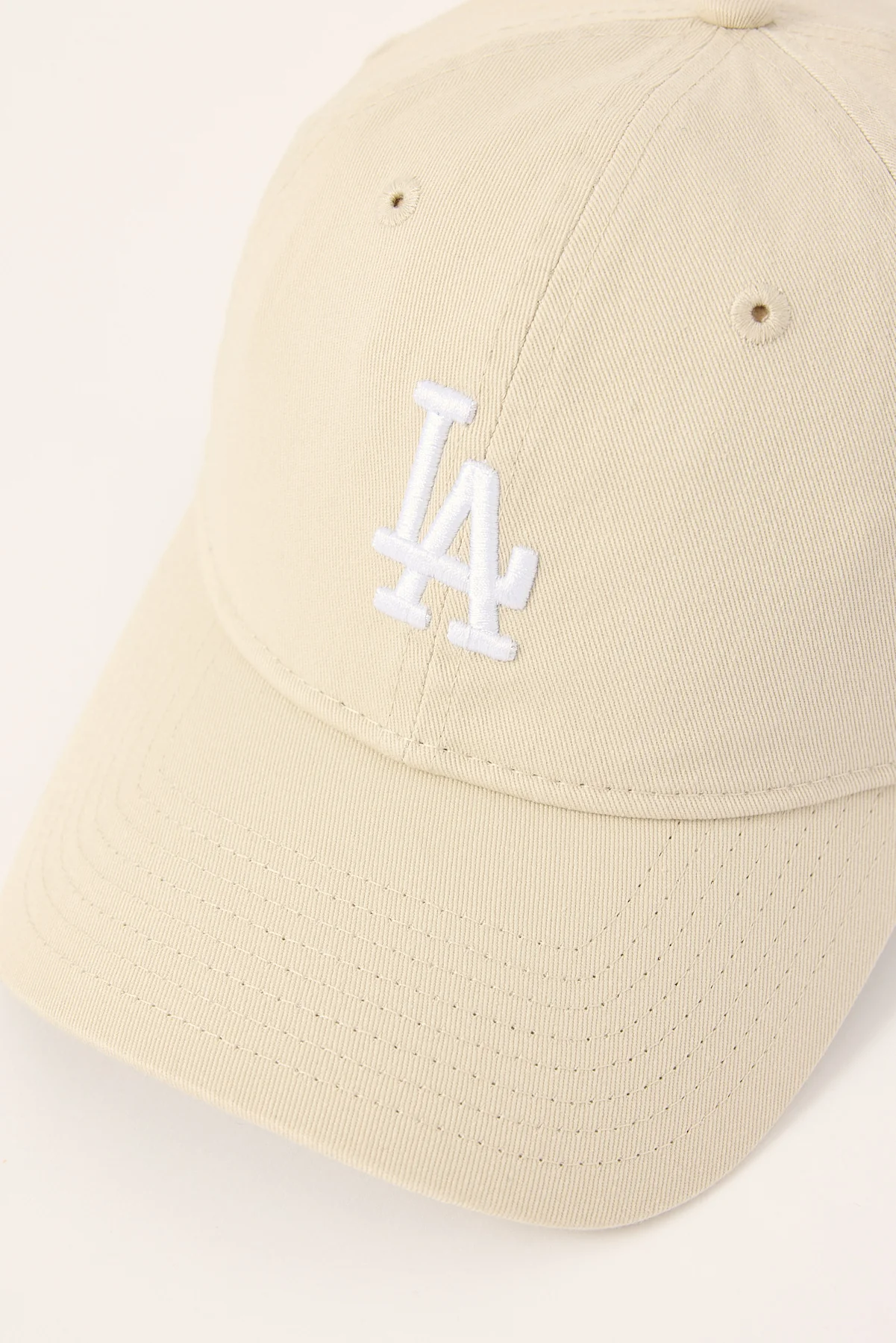 New Era 9Twenty Midi Logo Los Angeles Dodgers Cap Stone/White - Image 2