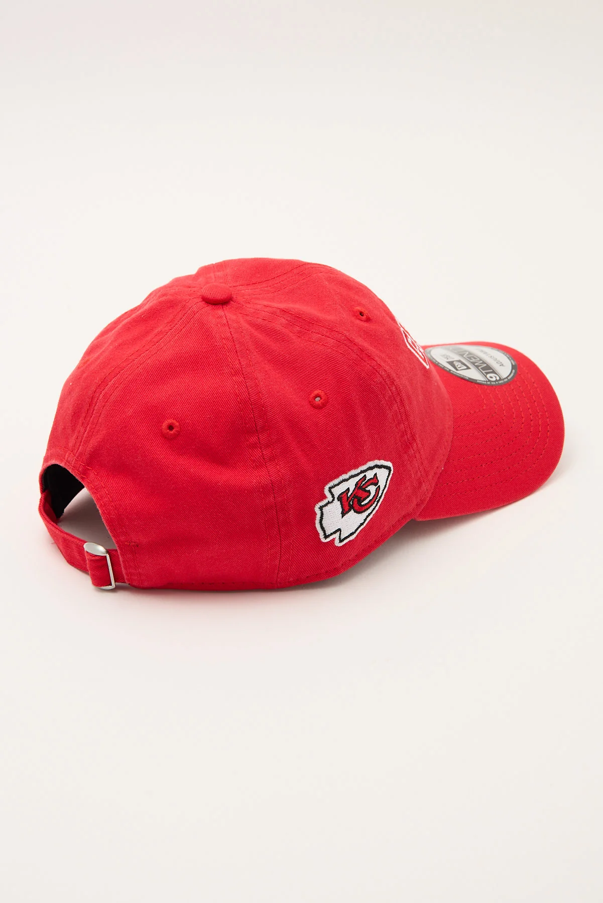 New Era 9Twenty NFL Script Block Kansas City Chiefs Cap Front Door Red - Image 4