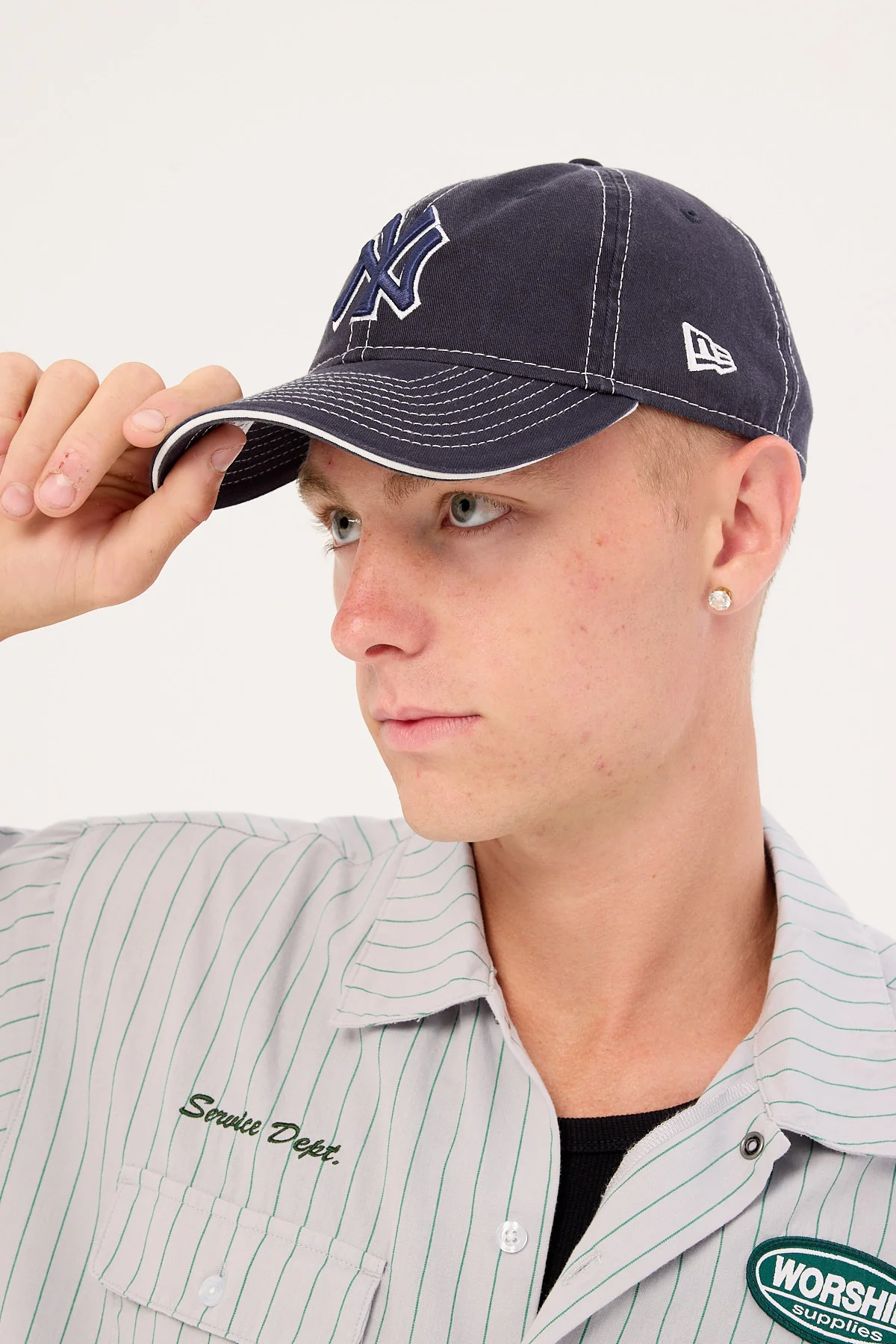New Era Contrast Team 9Twenty New York Yankees Cap Official Team Colours - Image 6