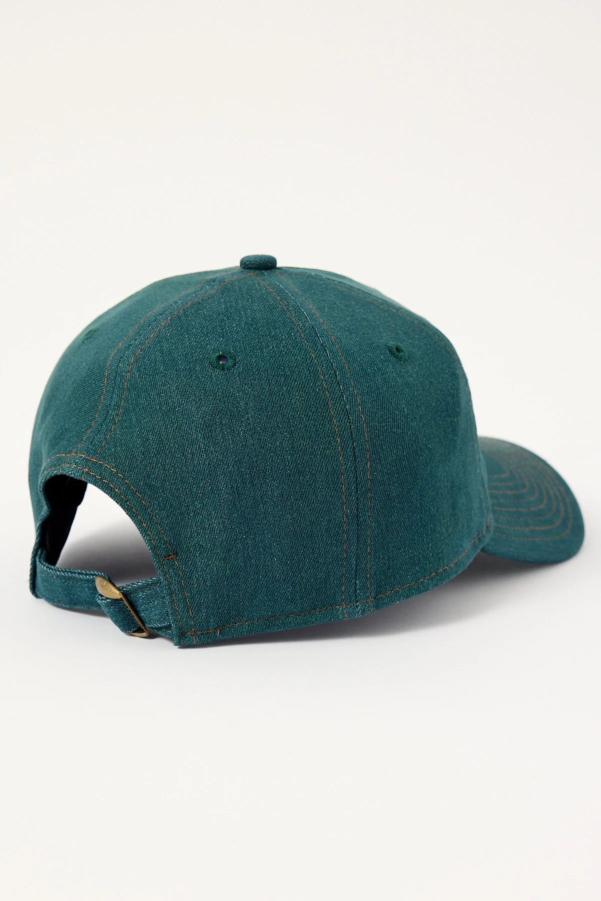 New Era Los Angeles Dodgers 9Twenty A-Frame Emerald Denim/Wheat Stitching - Image 4