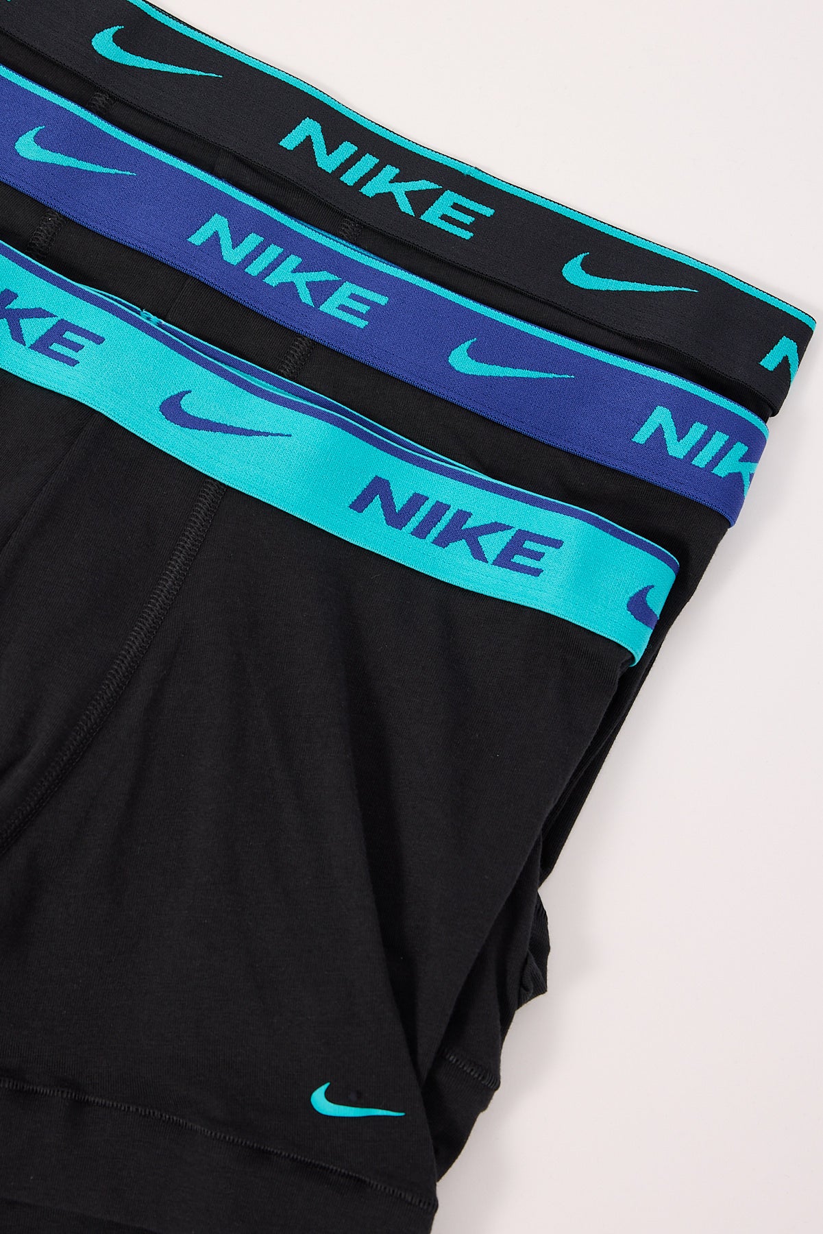 Nike Underwear Everyday Cotton Stretch Trunk 3 Pack Sea Spray - Image 3