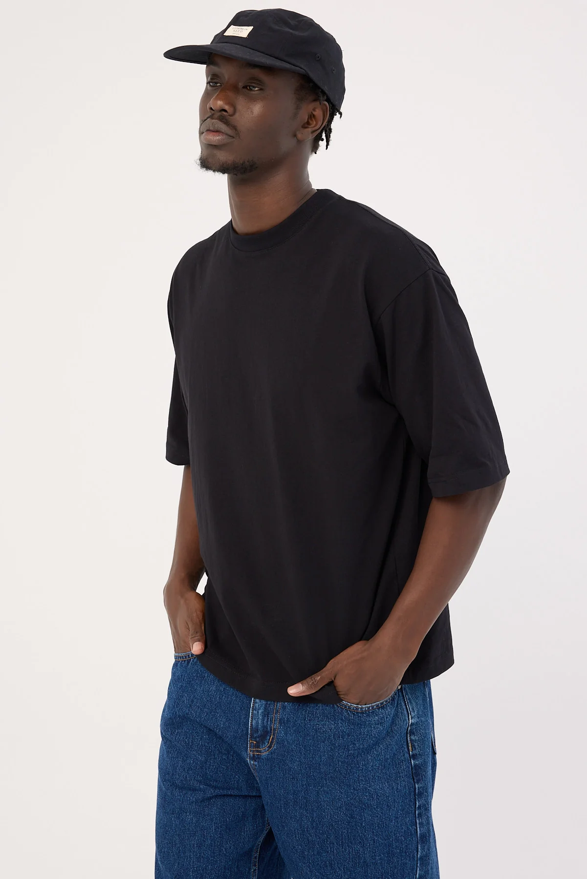 Open Archive Organic Boxy Tee Black - Image 6