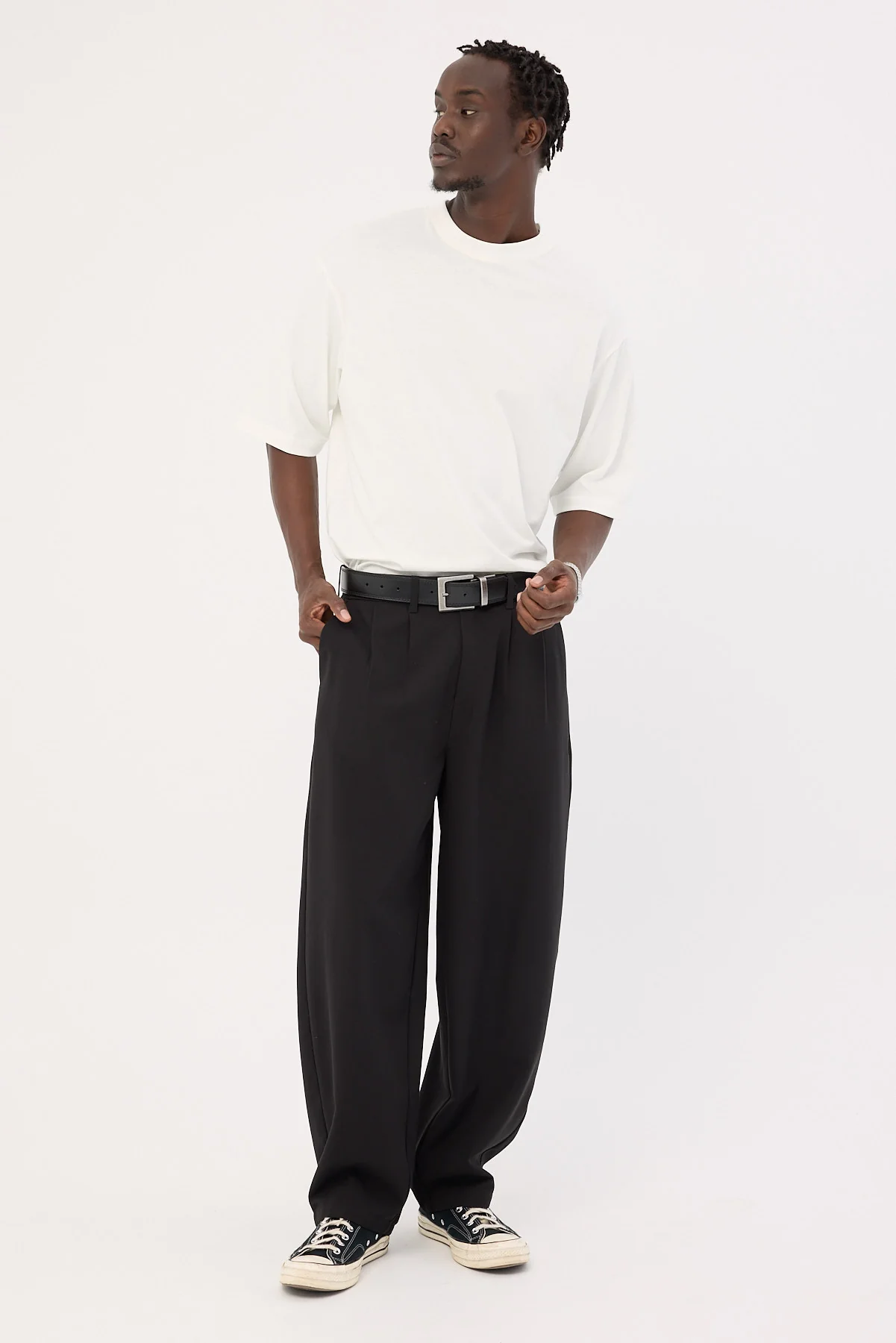 Open Archive Organic Boxy Tee Off White - Image 4