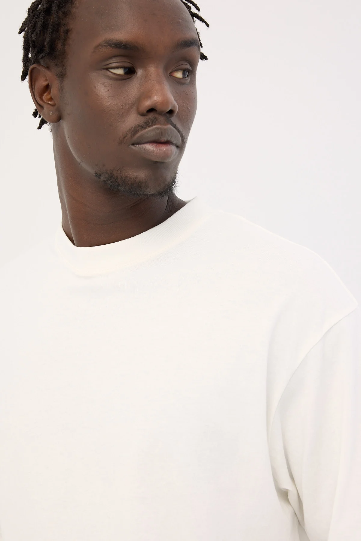 Open Archive Organic Boxy Tee Off White - Image 6
