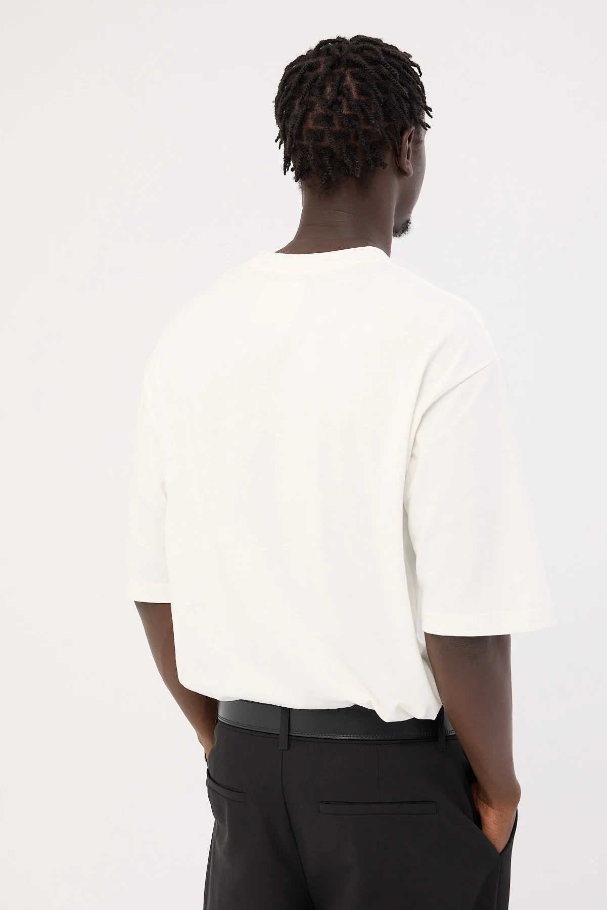 Open Archive Organic Boxy Tee Off White - Image 7