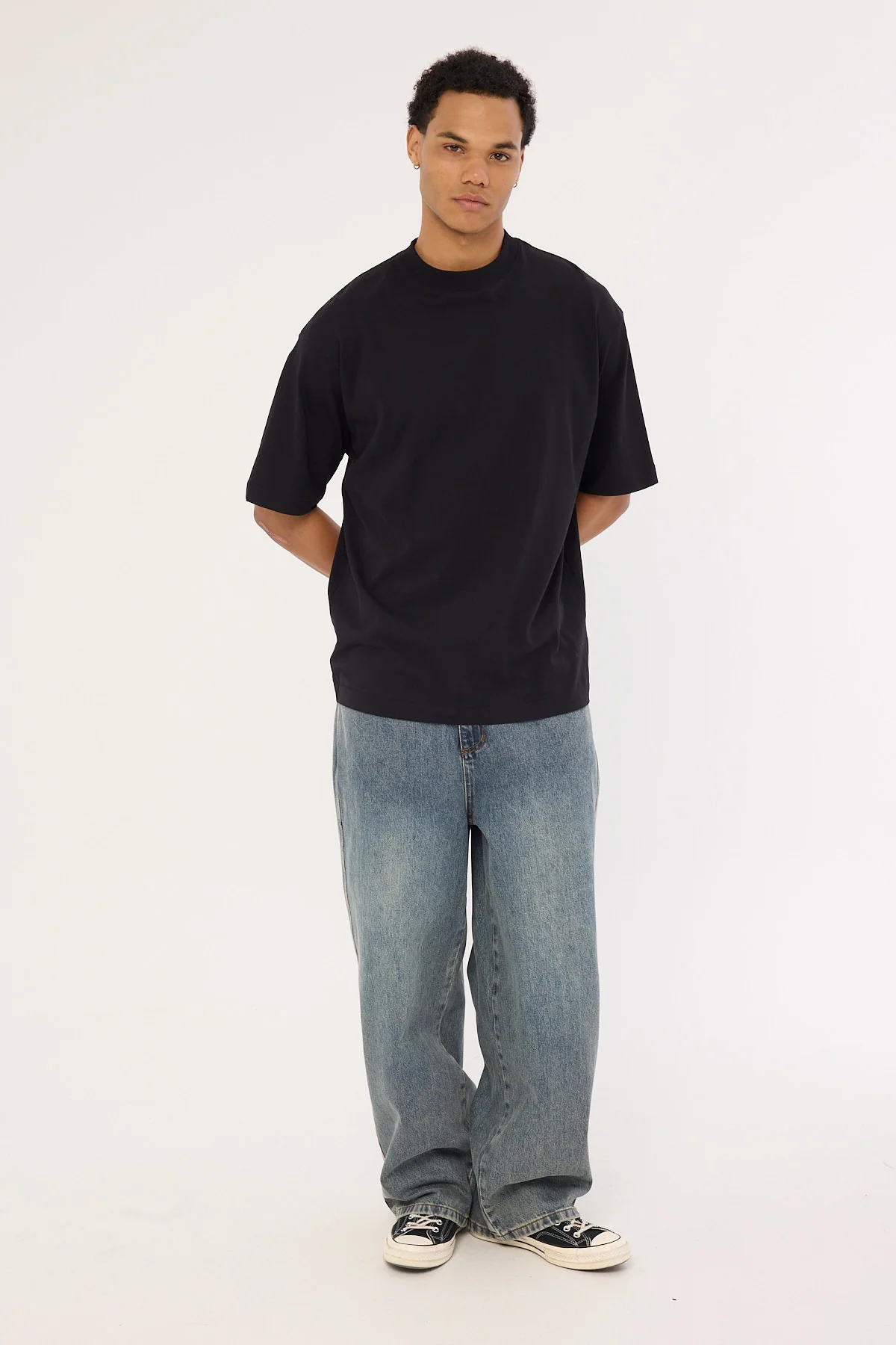 Open Archive Organic Oversize Tee Black - Image 2