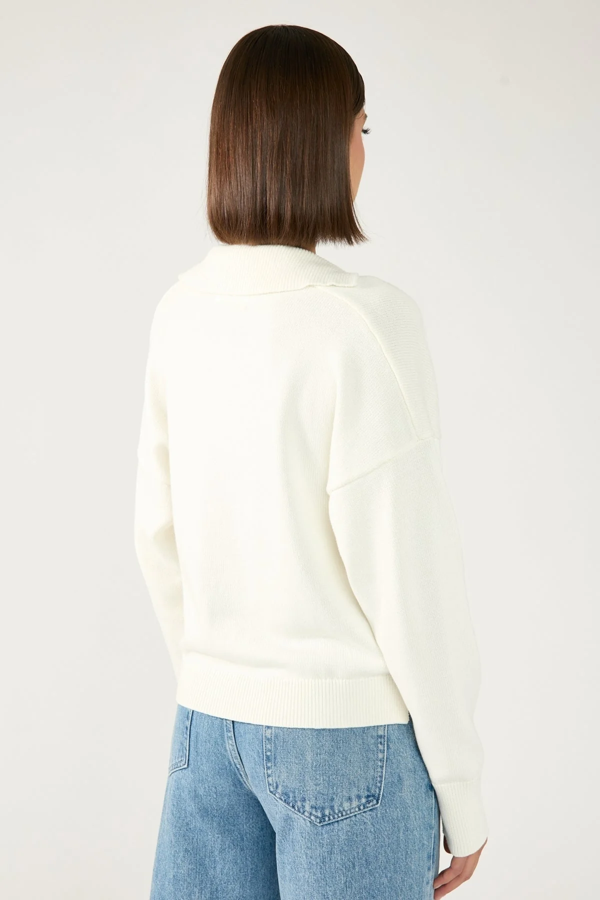 Perfect Stranger Amare Polo Neck Knit Cream - Image 6