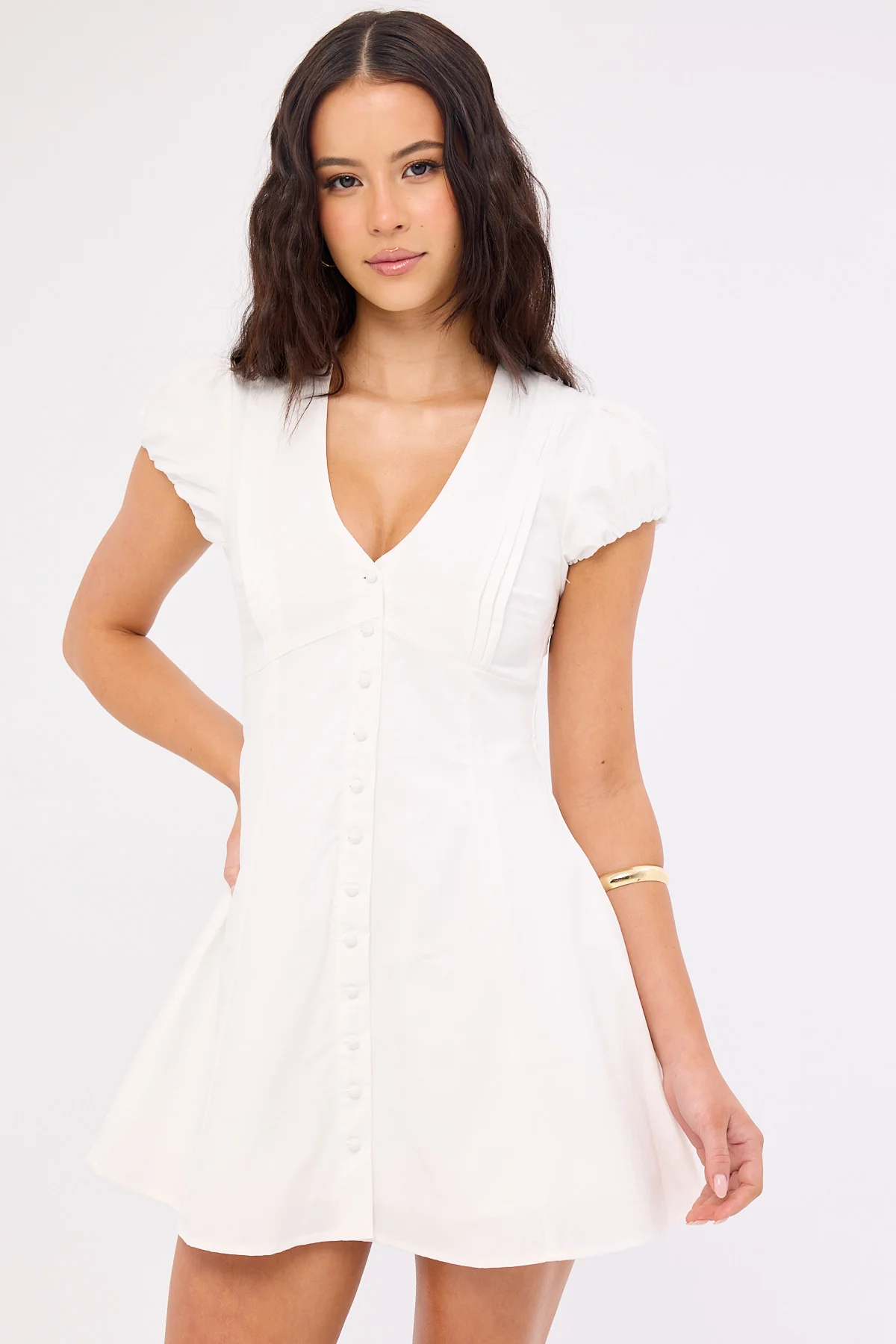 Perfect Stranger Arielle Mini Dress White - Image 3
