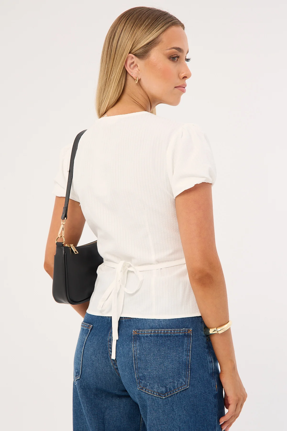 Perfect Stranger Aurora Keyhole Top White - Image 3