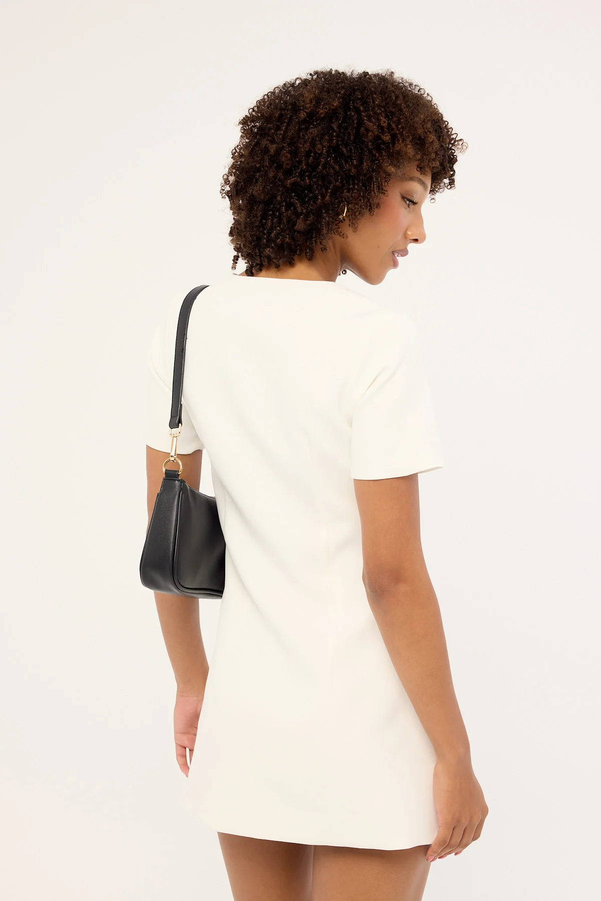 Perfect Stranger Beth Mini Dress Off White - Image 5