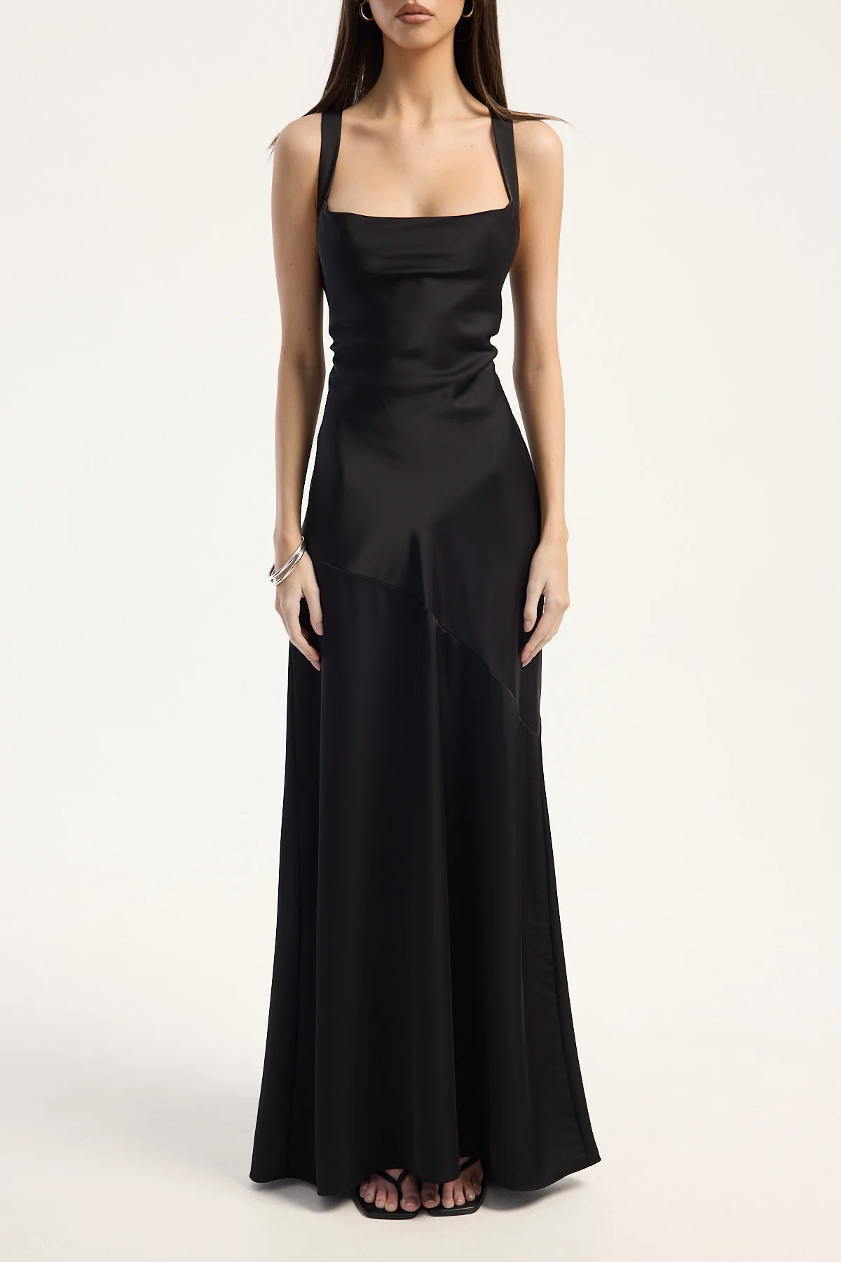 Perfect Stranger Ella Cowl Maxi Dress Black - Image 7