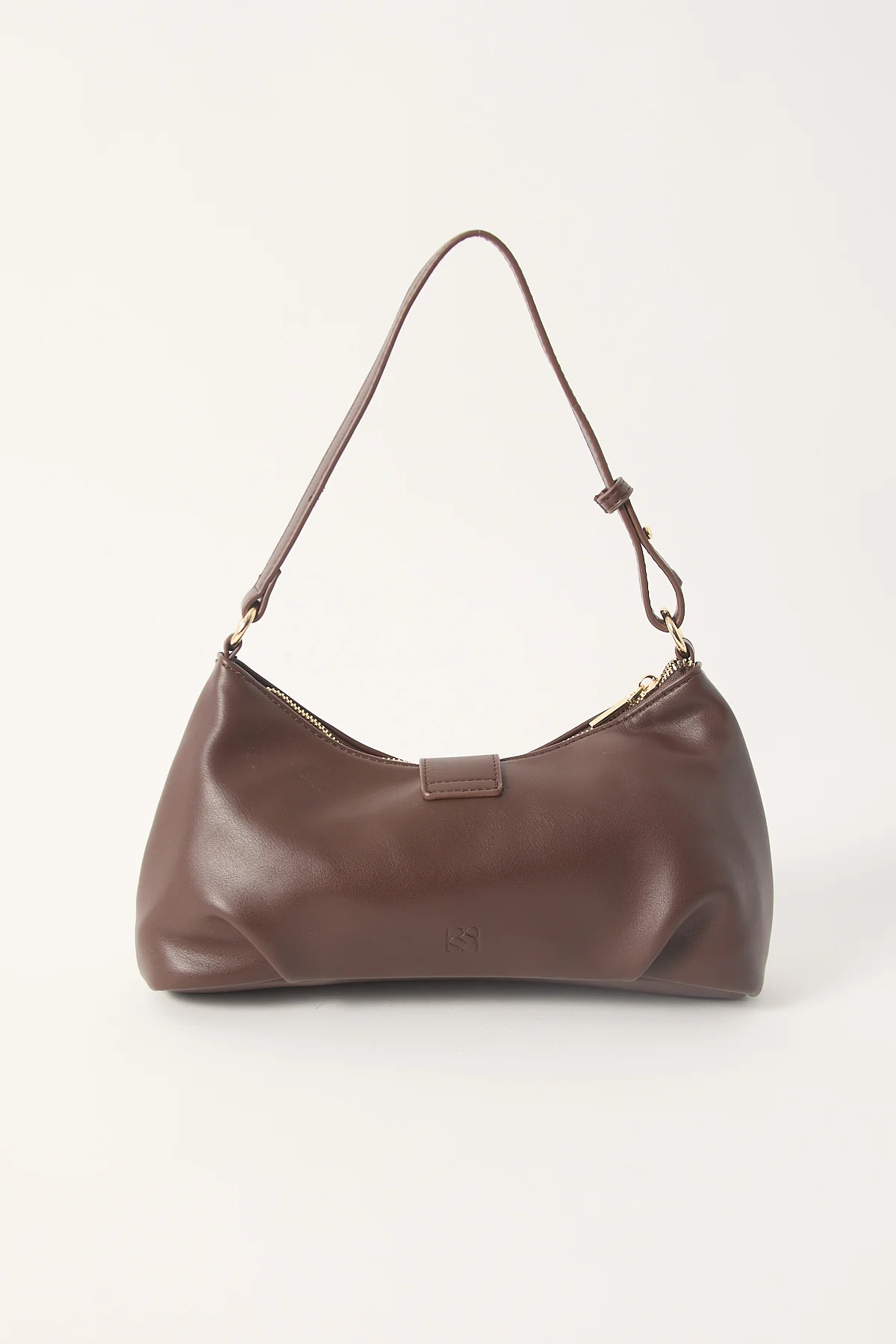 Perfect Stranger Enola Buckle Shoulder Bag Brown - Image 3
