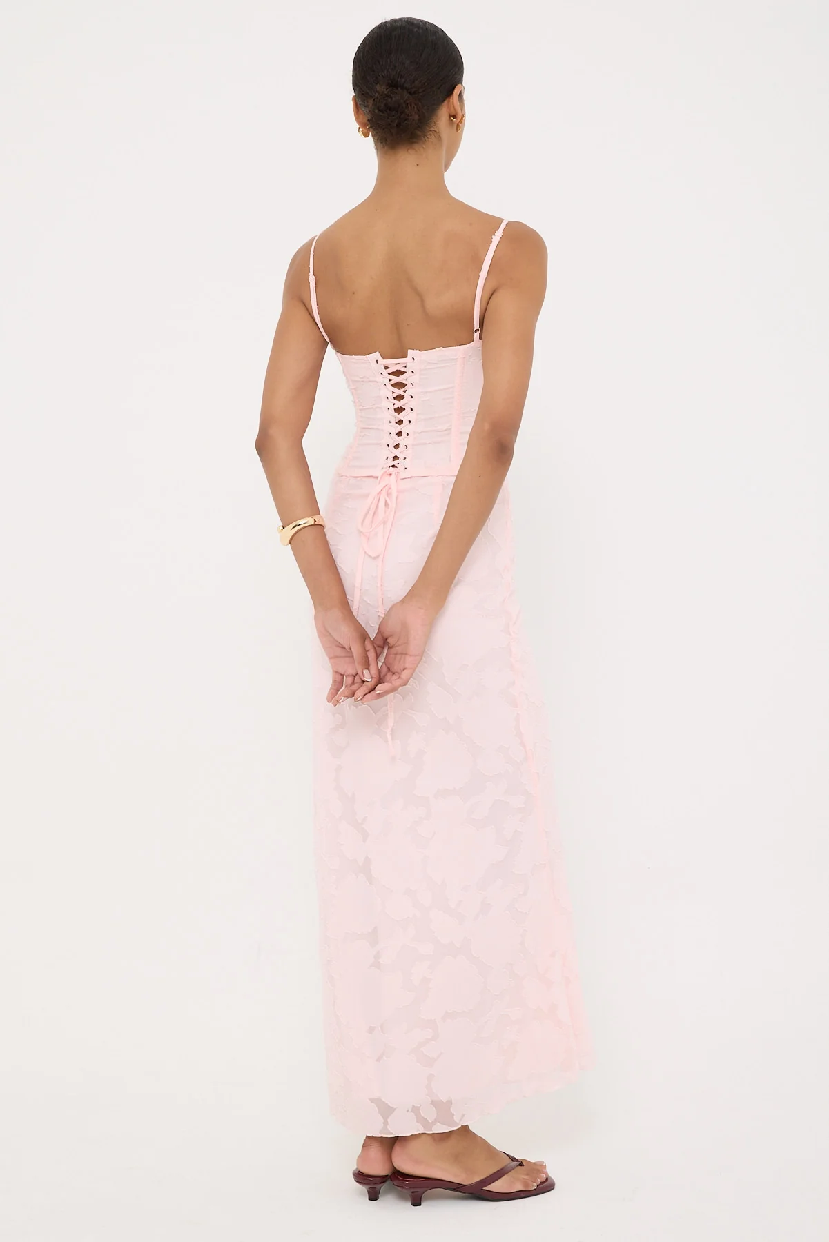 Perfect Stranger Evon Maxi Skirt Pink - Image 3
