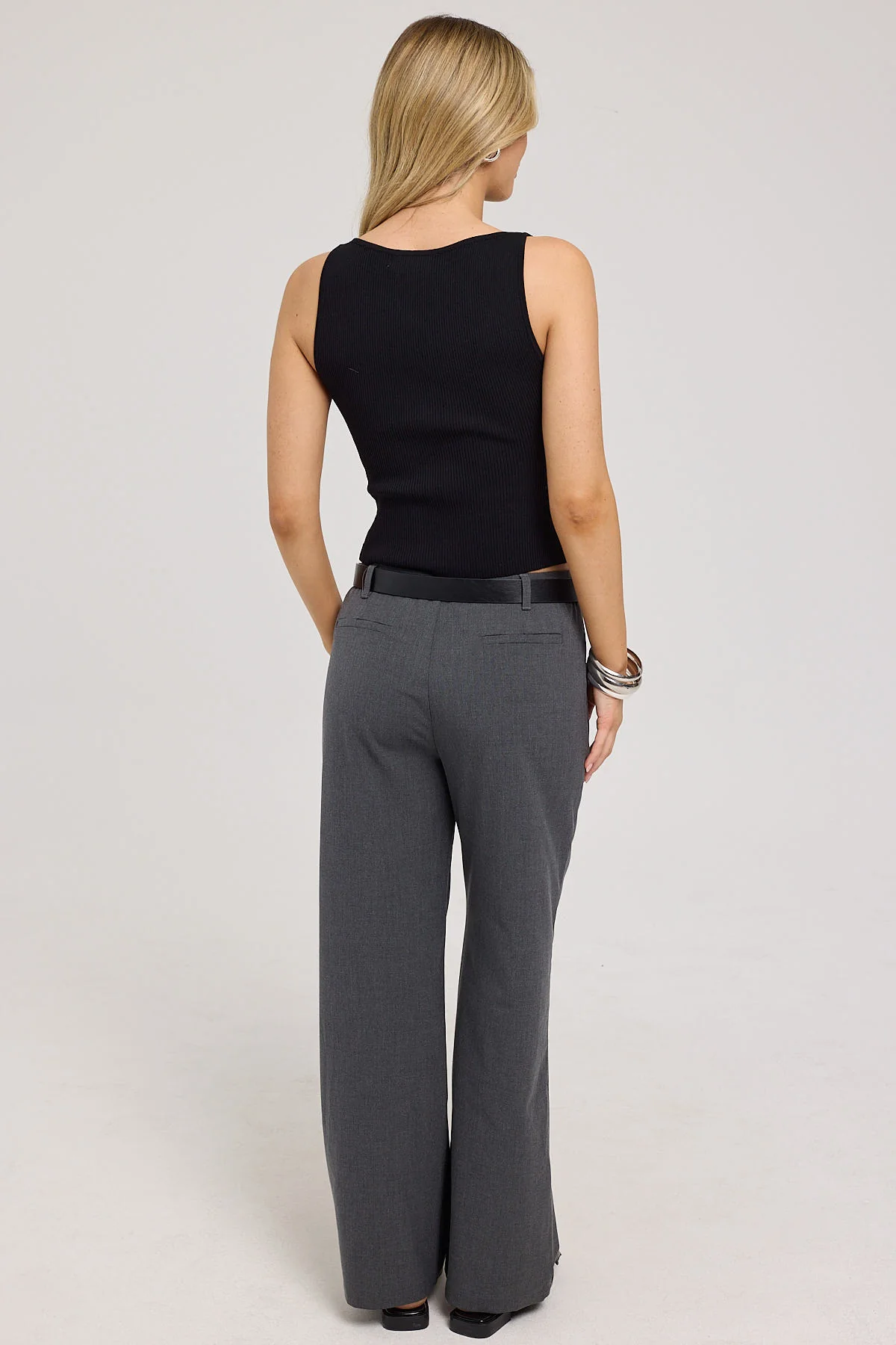 Perfect Stranger Koda Mid Rise Pant Grey - Image 2