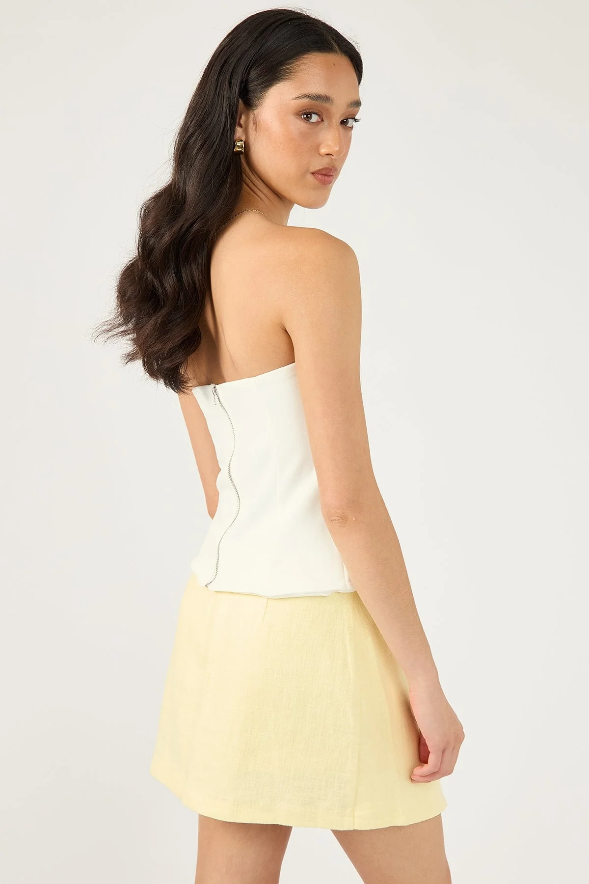 Perfect Stranger Menorca Tie up Skort Lemon - Image 7